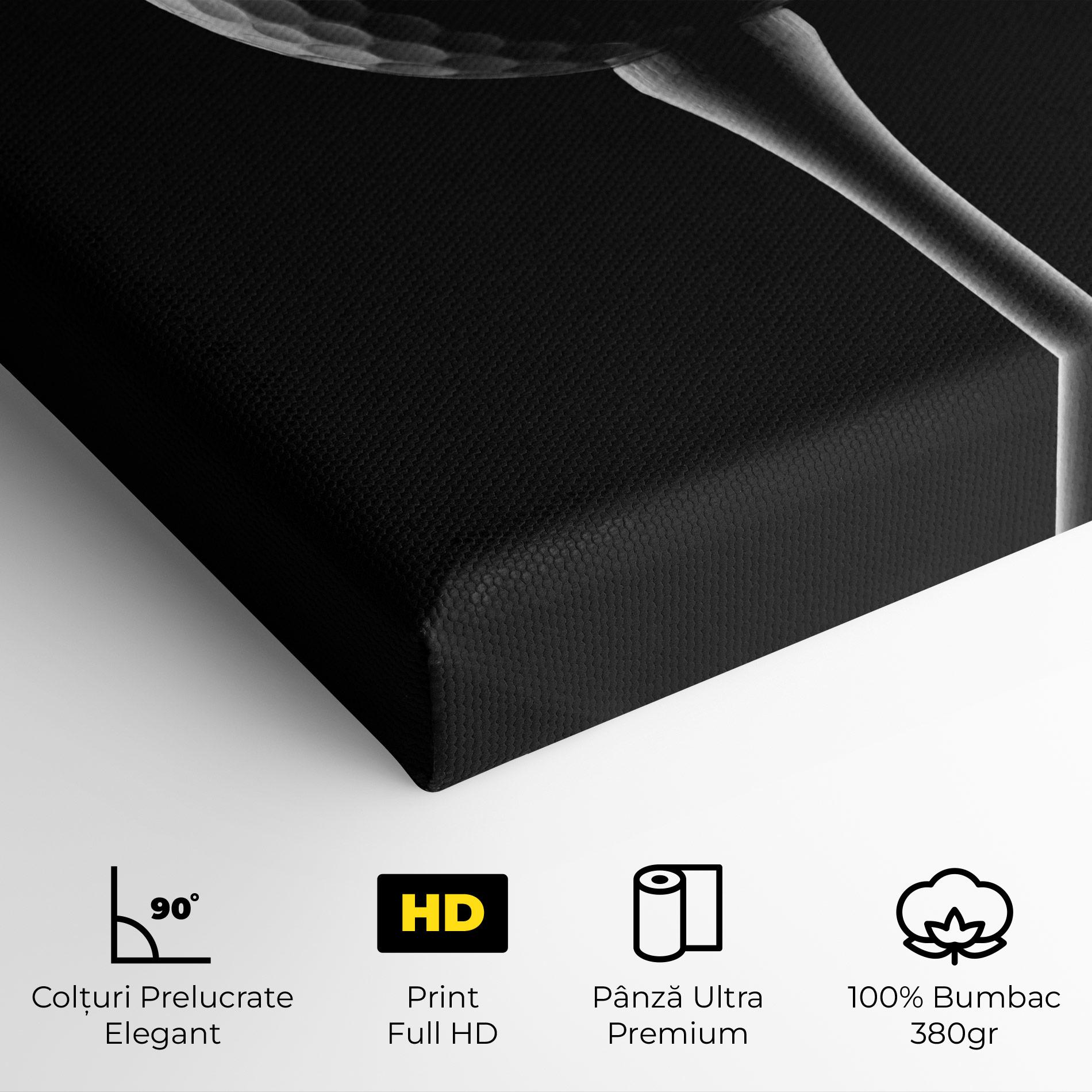 Tablou Canvas Golf Ball Black mockup 4