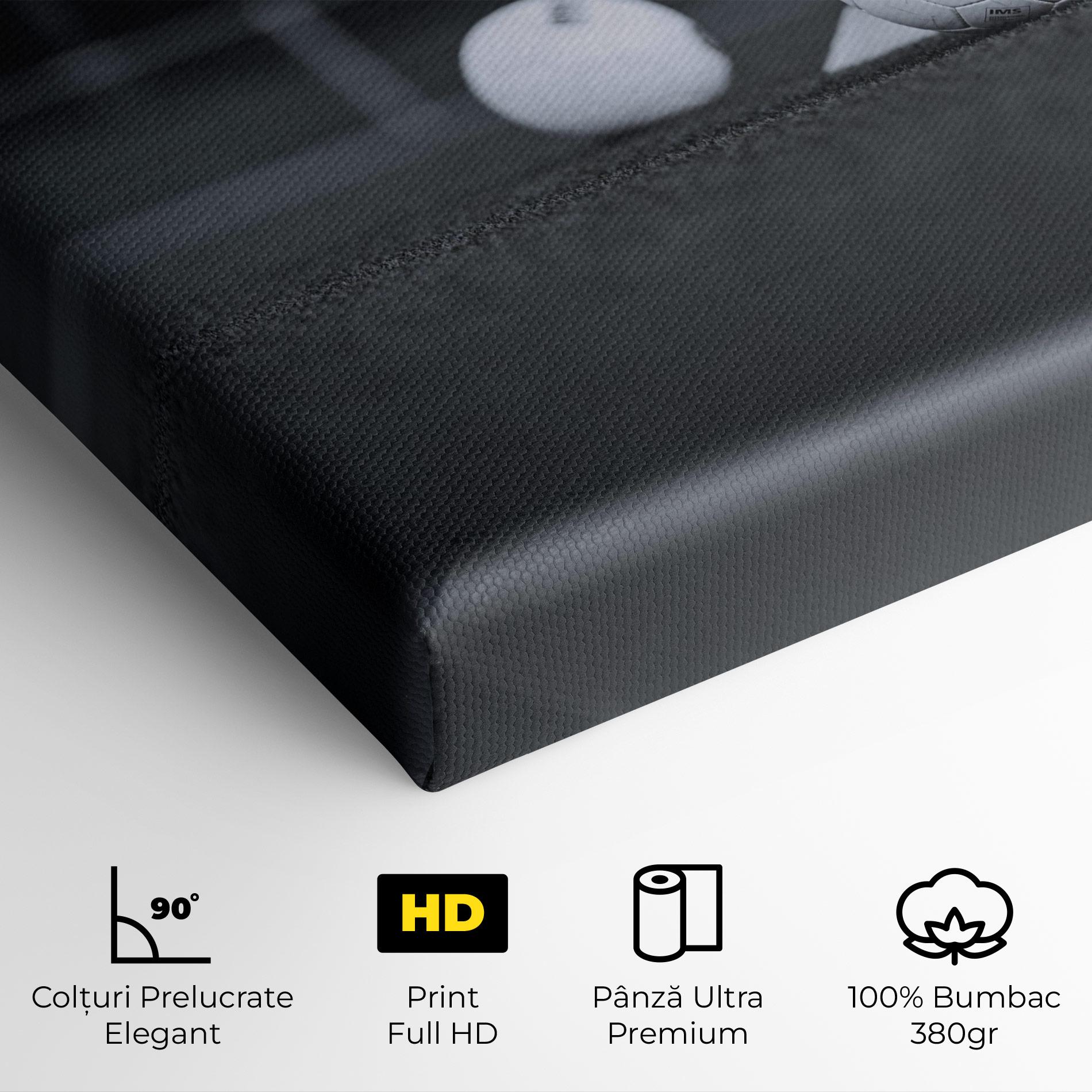 Tablou Canvas Golf Ball On Grey mockup 4