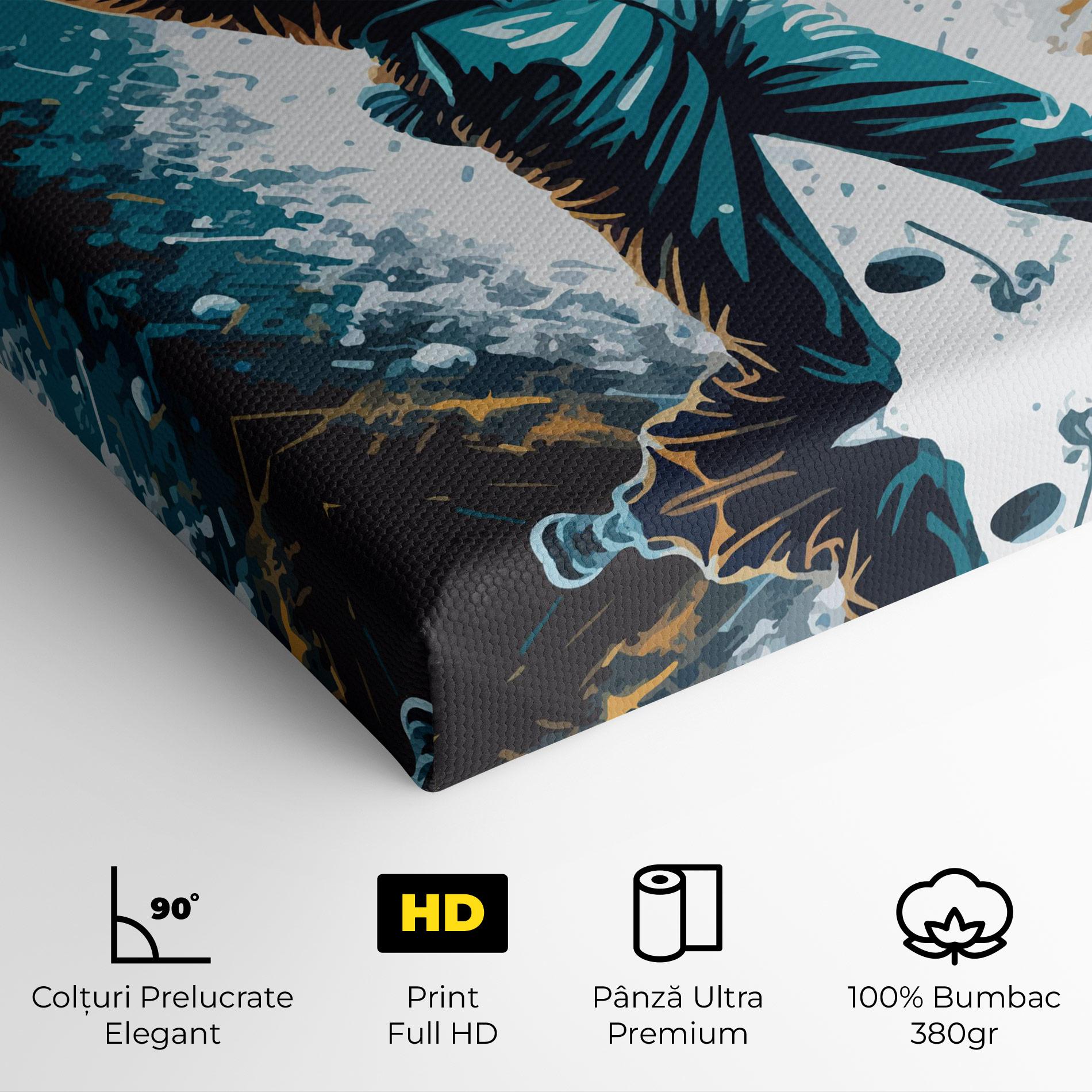 Tablou Canvas Golf On Grey mockup 4