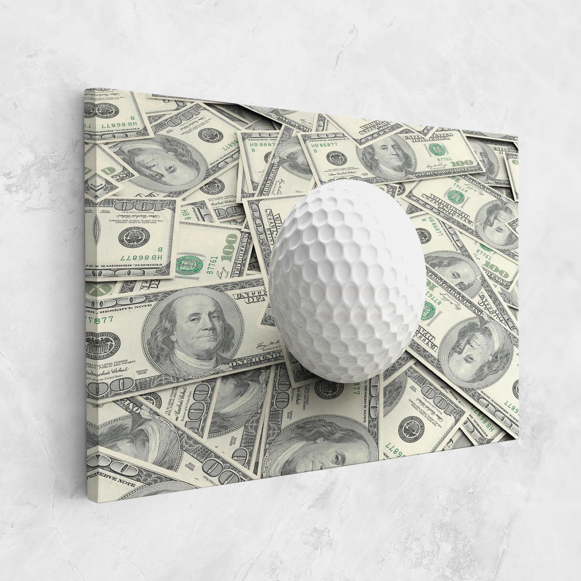 Tablou Canvas 3d Golf Ball mockup 1