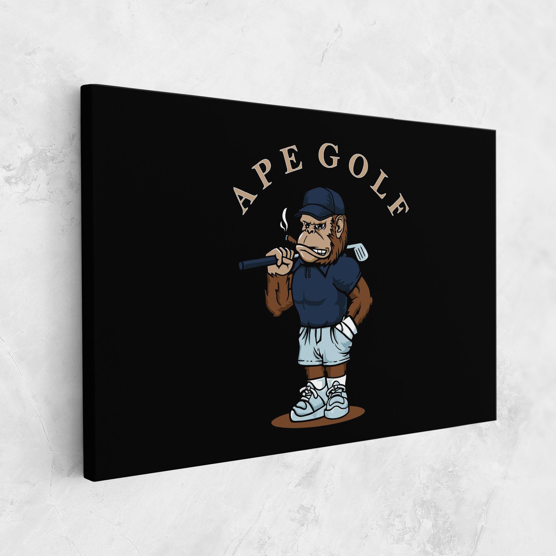 Tablou Canvas Ape Golf mockup 1