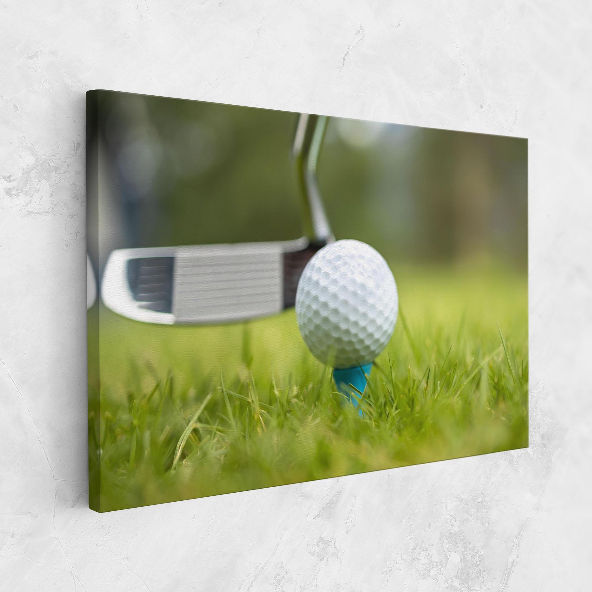 Tablou Canvas Golf Ball Tee mockup 1