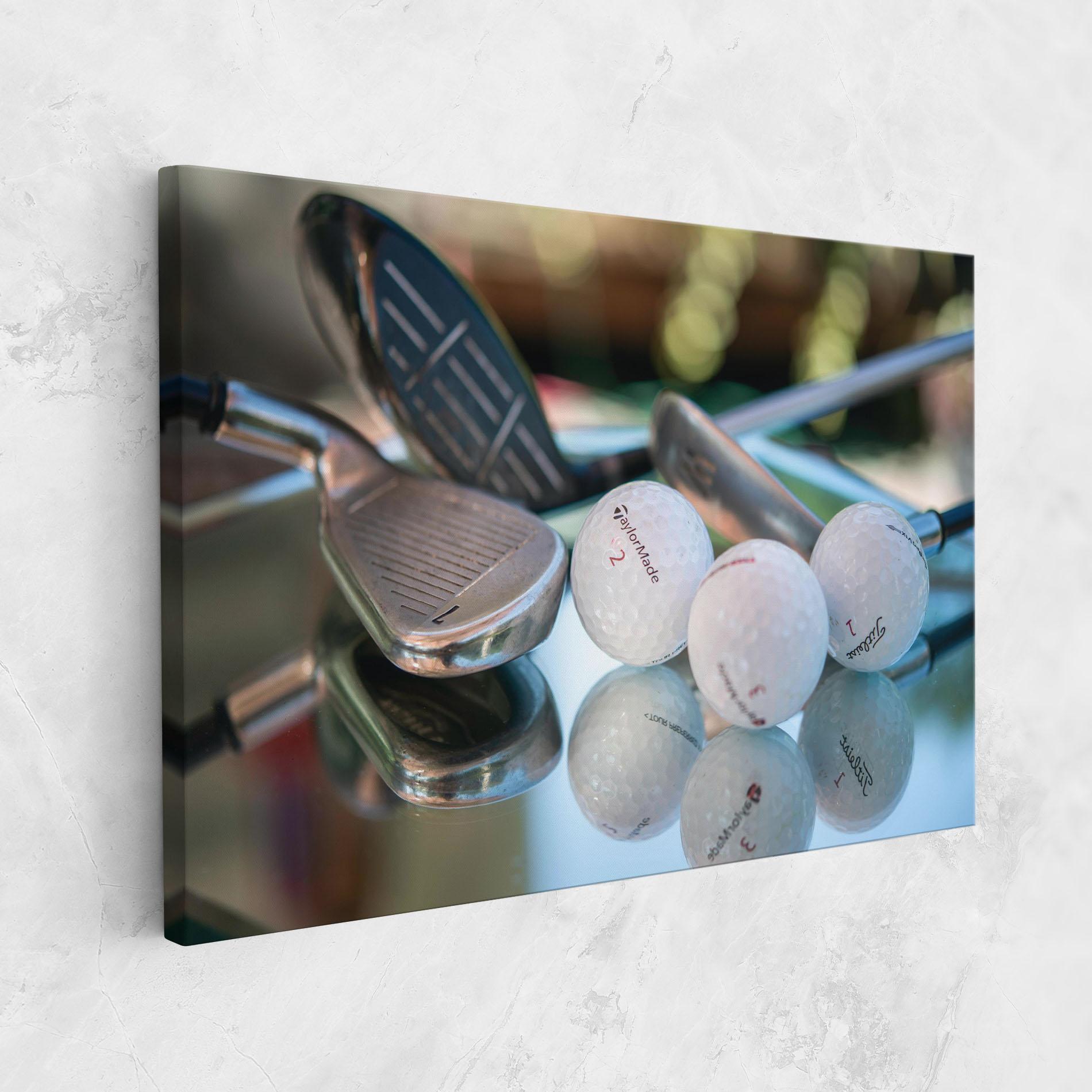 Tablou Canvas Golf Balls Set mockup 1