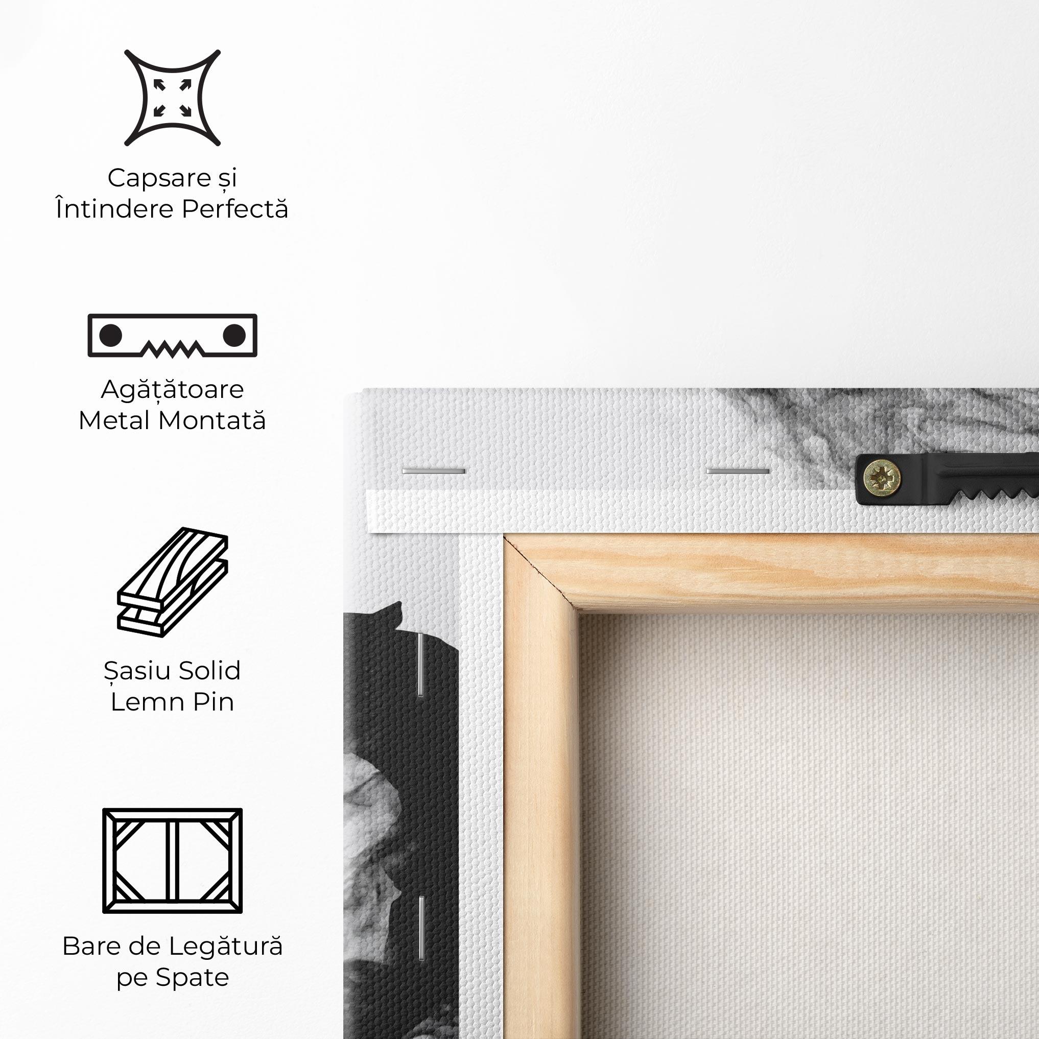 Tablou Canvas Black Smoke Golf mockup 5