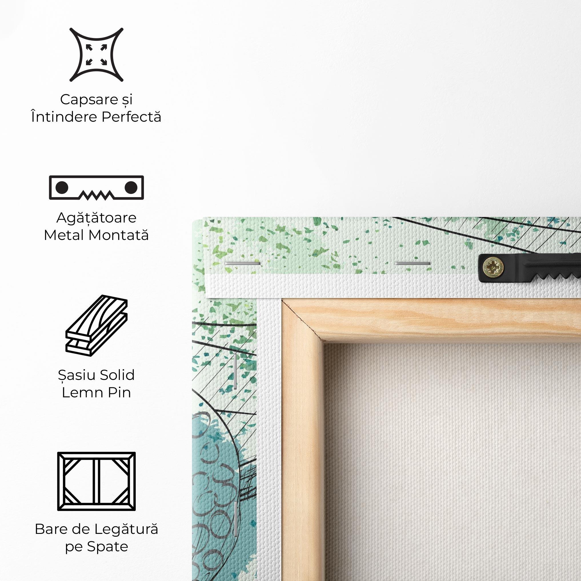 Tablou Canvas Blue Golf mockup 5