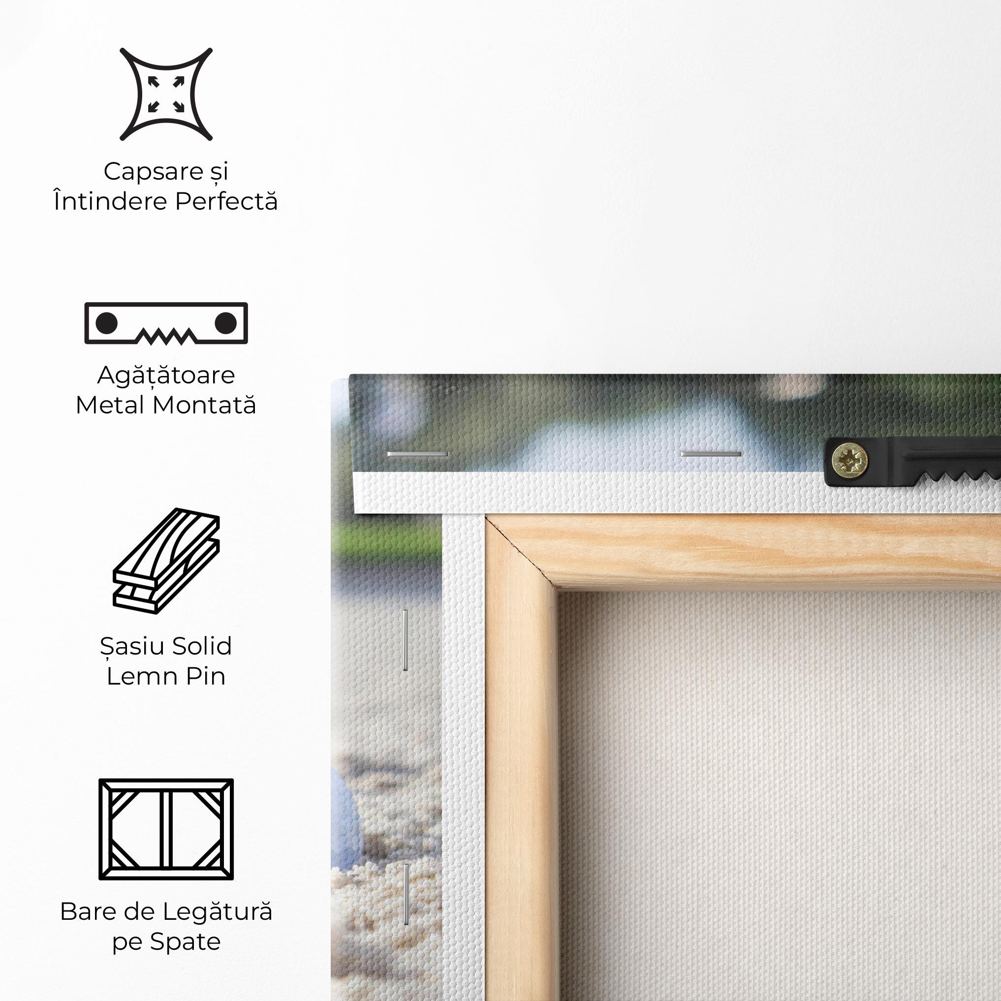 Tablou Canvas Golf Ball In Sand mockup 5