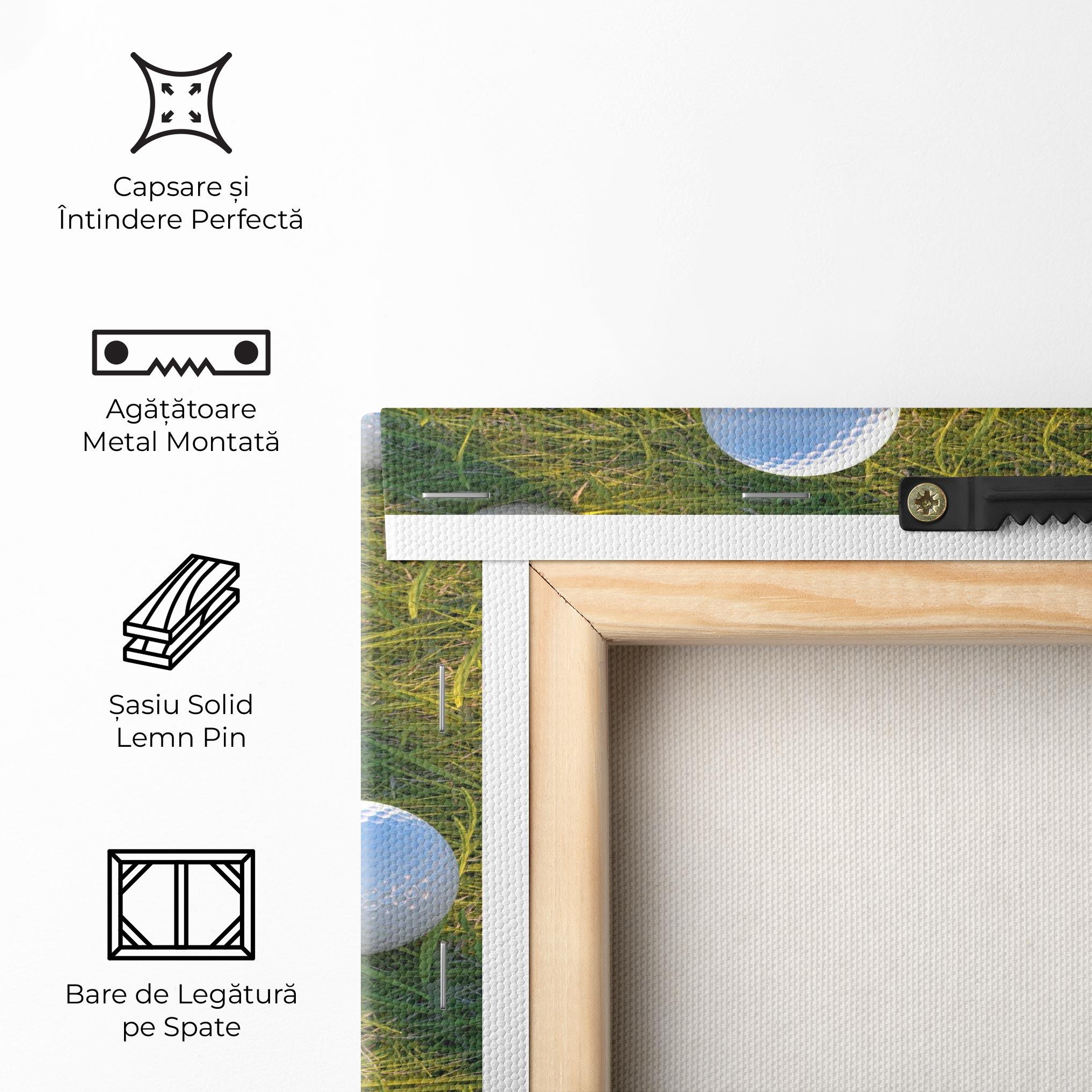 Tablou Canvas Golf Ball On Grass mockup 5