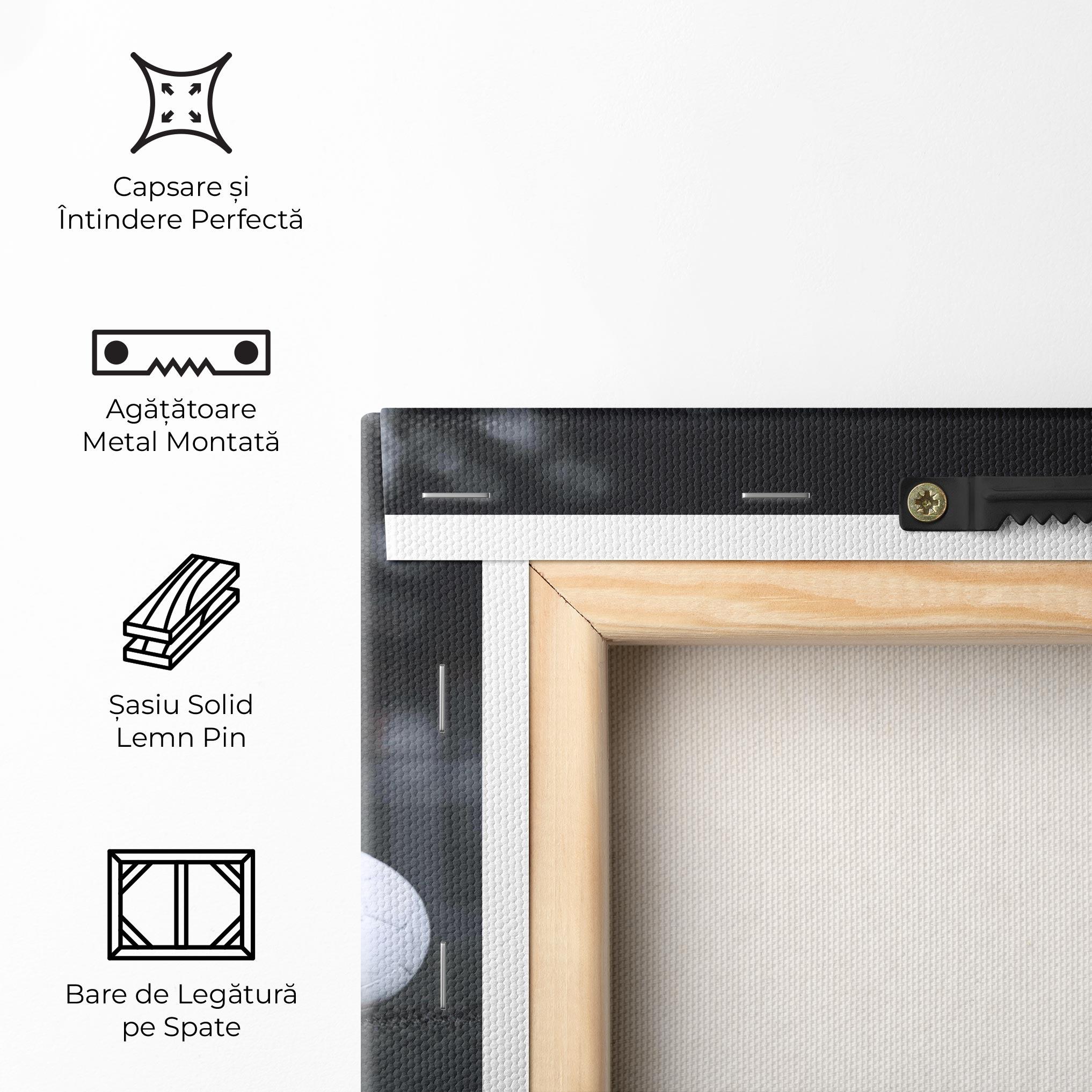 Tablou Canvas Golf Ball On Grey mockup 5