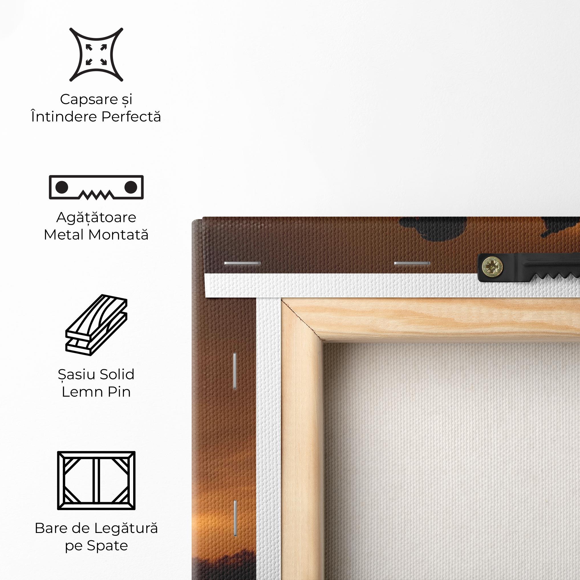 Tablou Canvas Golf Course Sunset mockup 5