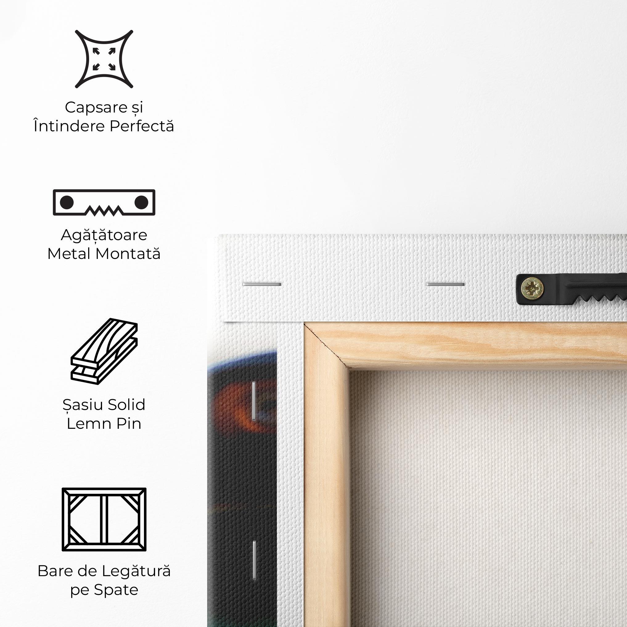 Tablou Canvas Green Grass Golf Ball mockup 5