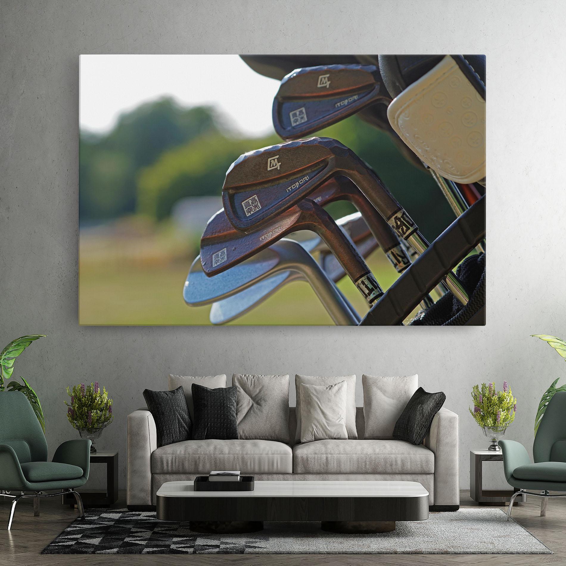 Tablou Canvas Brown Golf Club mockup 7