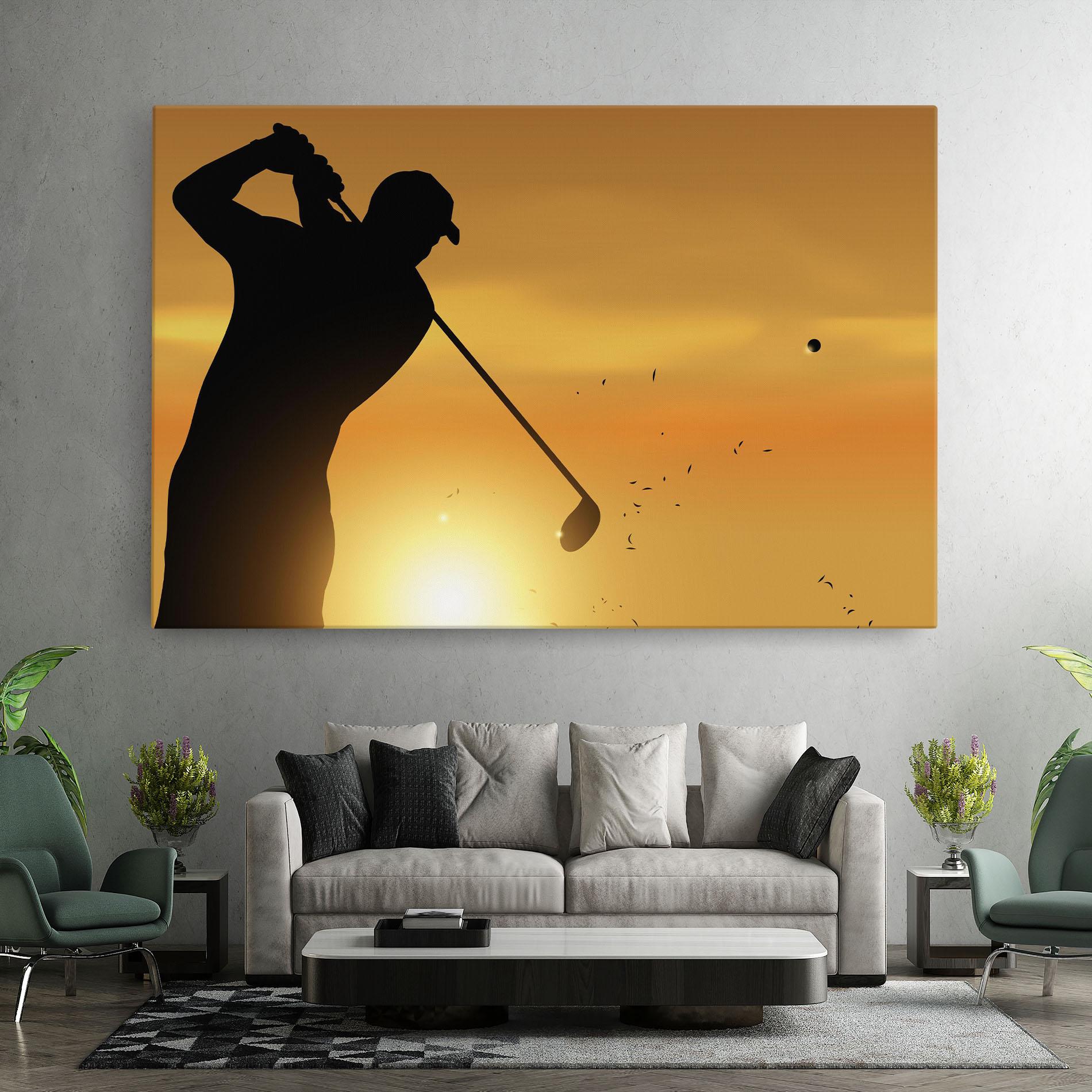 Tablou Canvas Gold Sunrise mockup 7