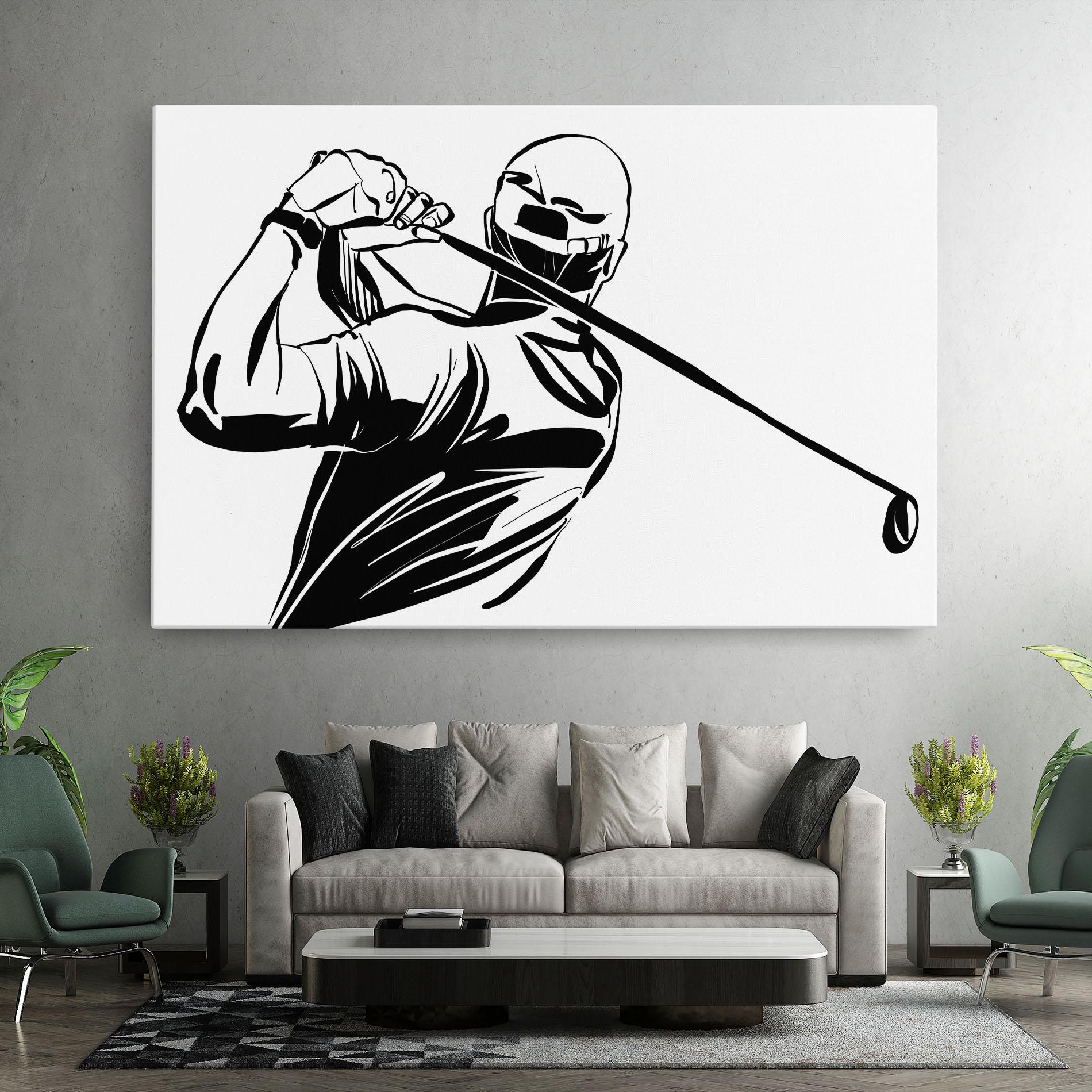Tablou Canvas Golf Back mockup 7