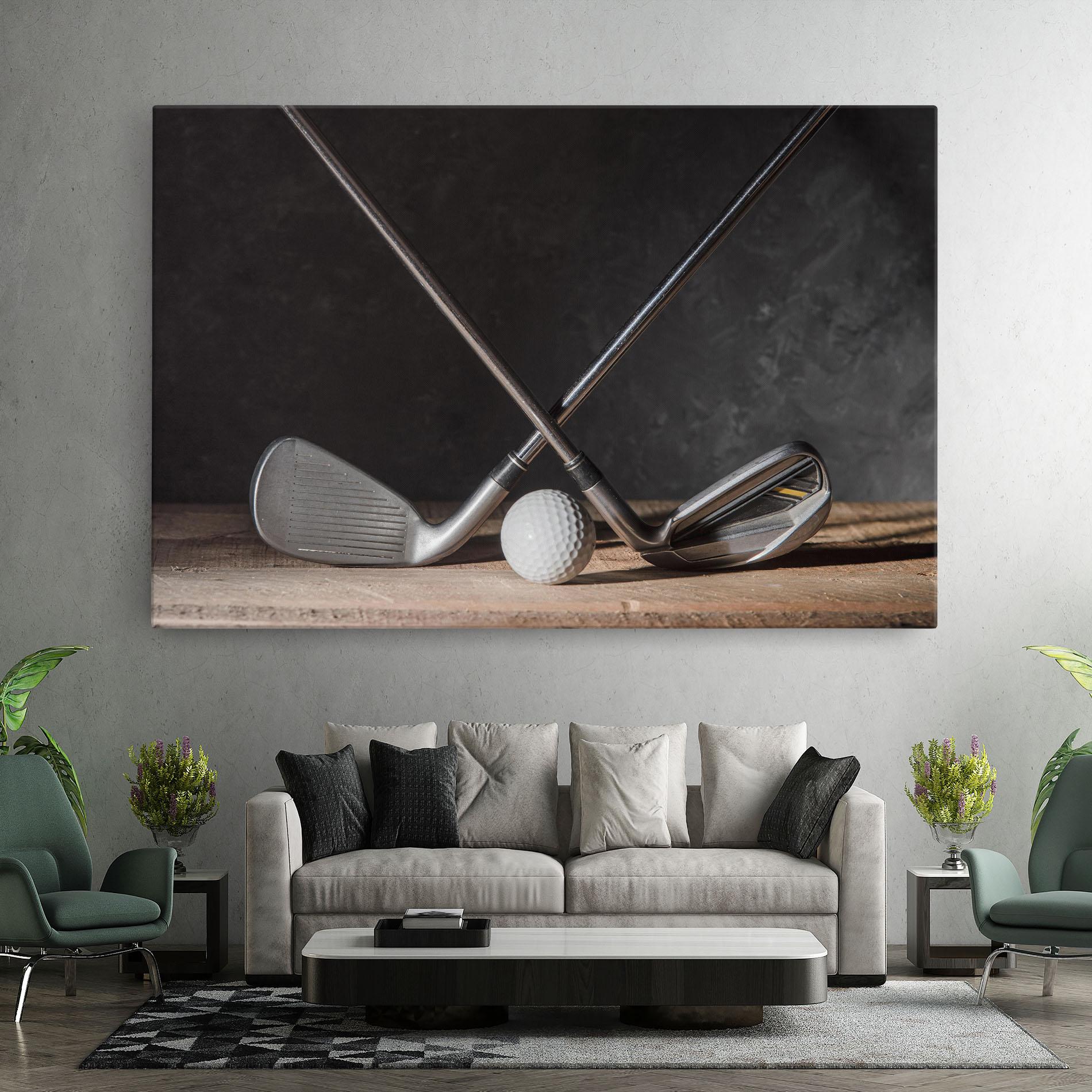 Tablou Canvas Golf Club Ball mockup 7