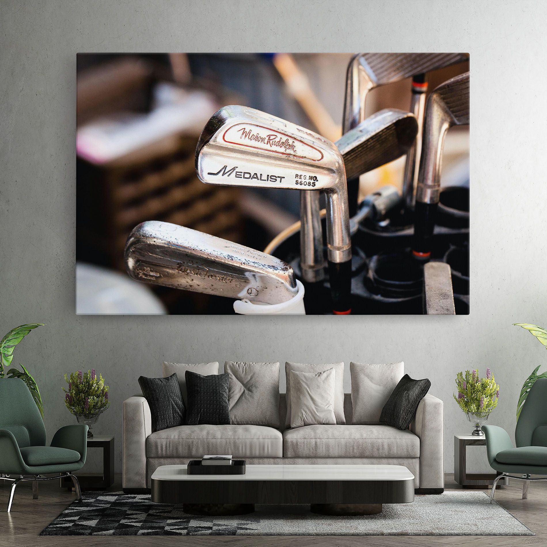 Silver Golf Club mockup 7