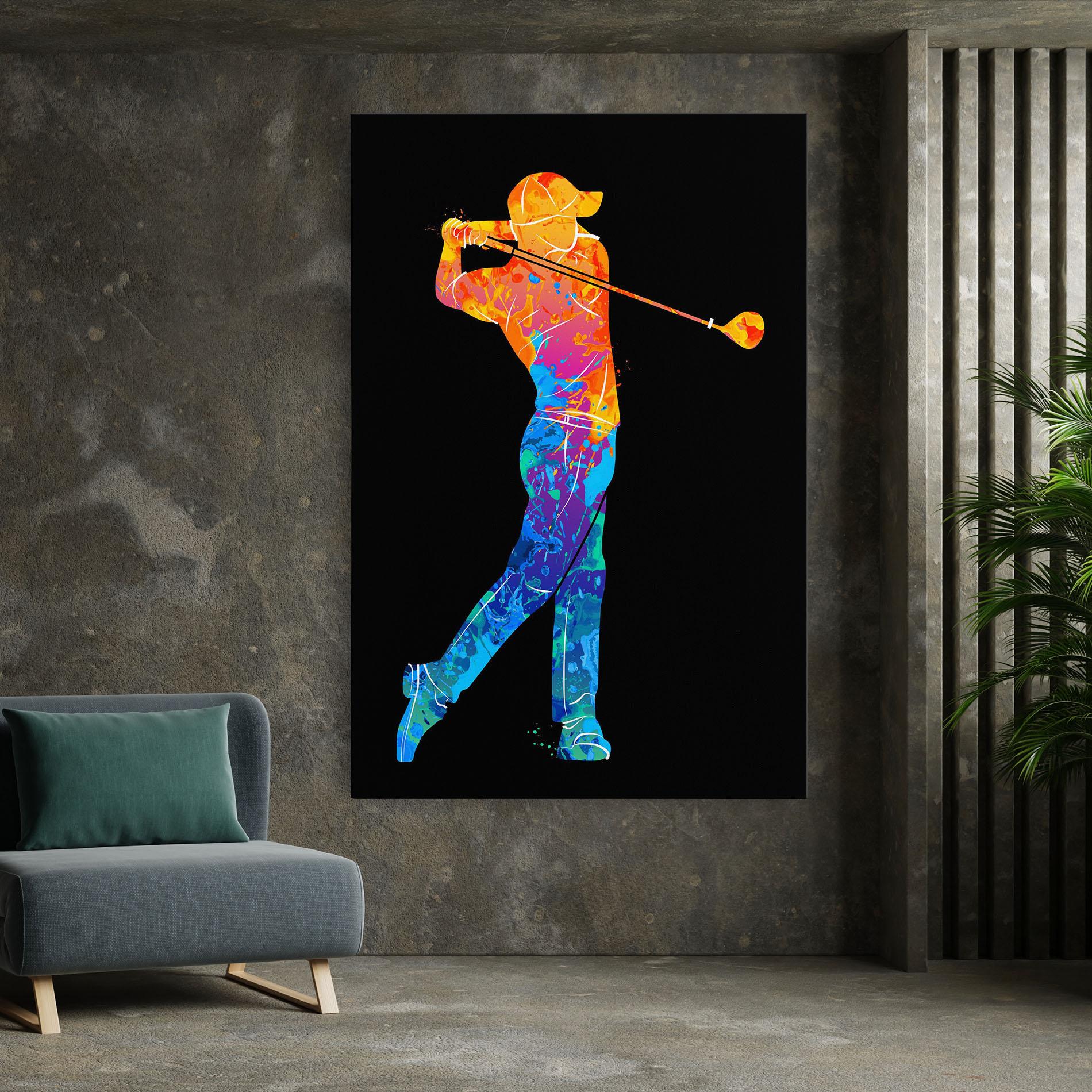 Tablou Canvas Color Mix Golf mockup 7