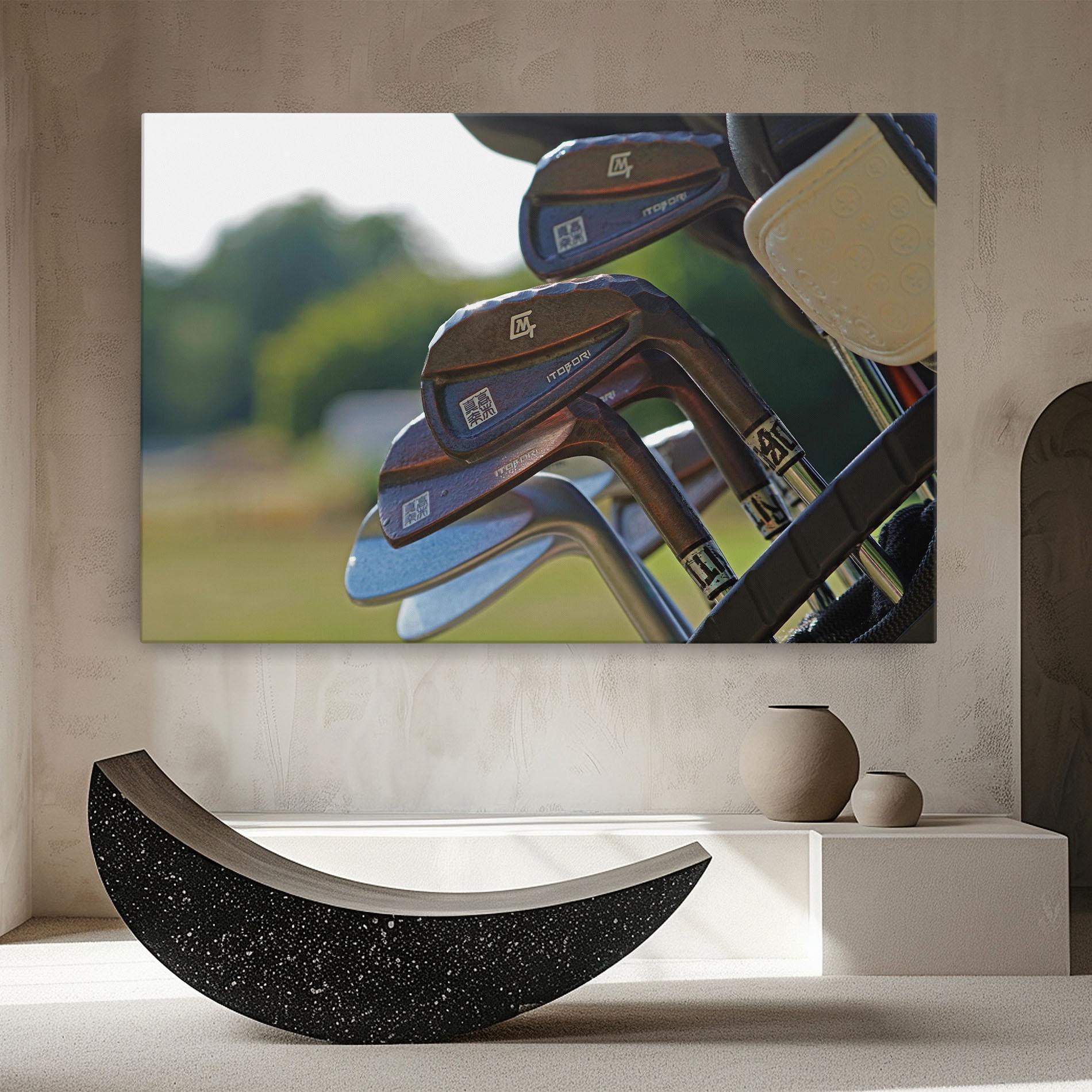 Tablou Canvas Brown Golf Club mockup 8