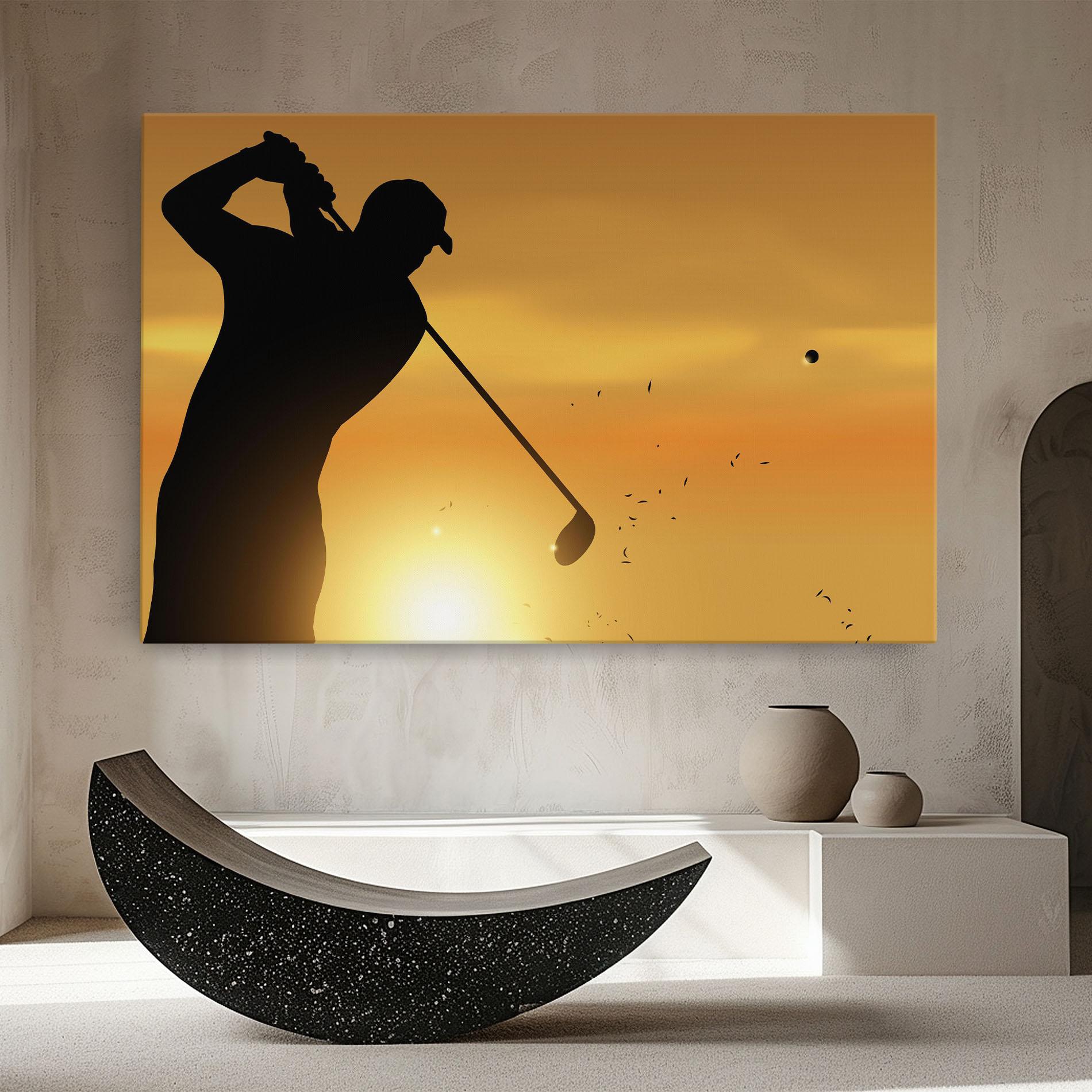 Tablou Canvas Gold Sunrise mockup 8