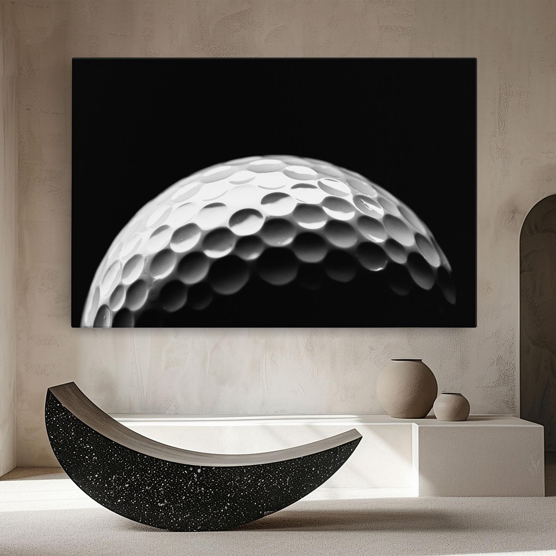 Tablou Canvas Golf Ball Close Up mockup 8