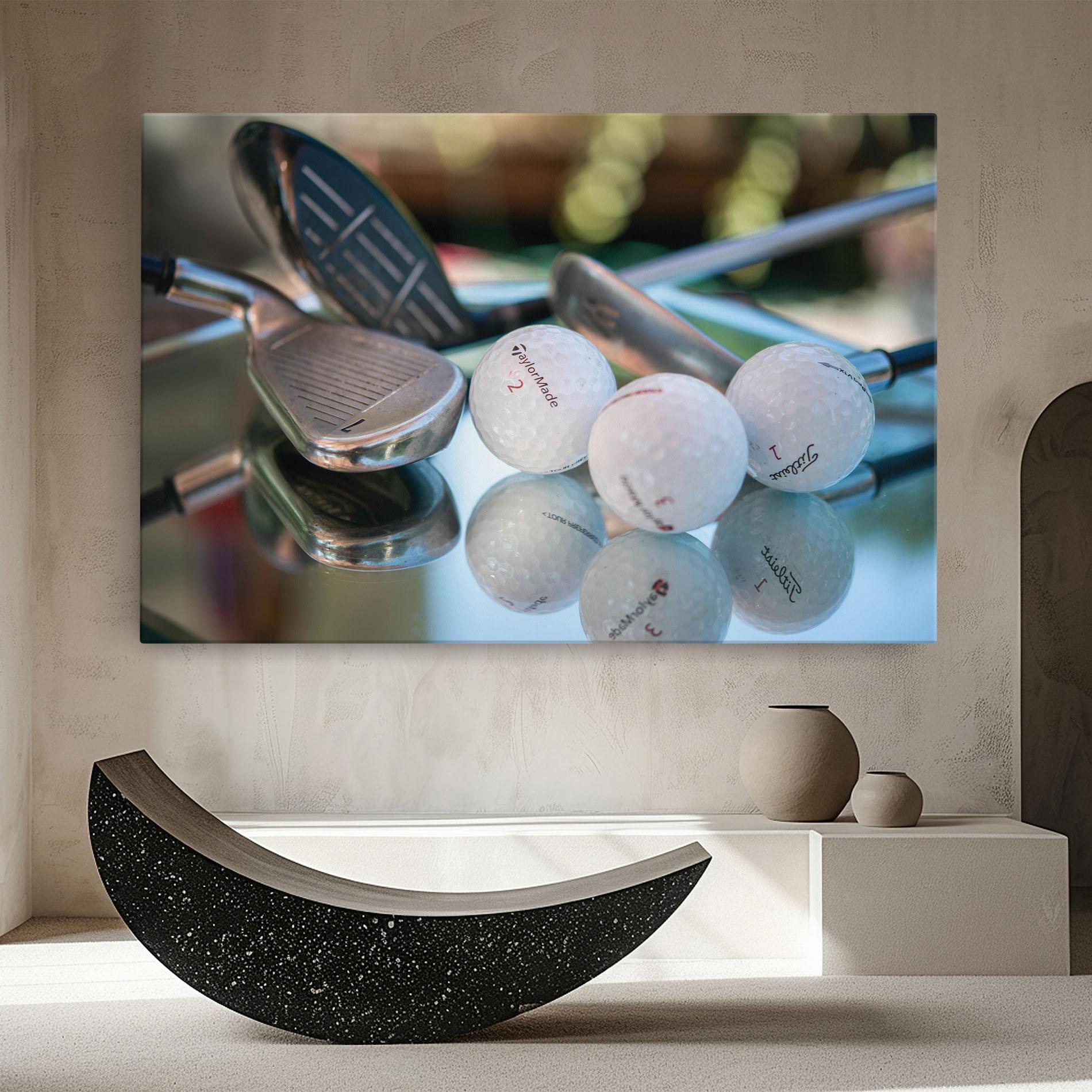 Tablou Canvas Golf Balls Set mockup 8
