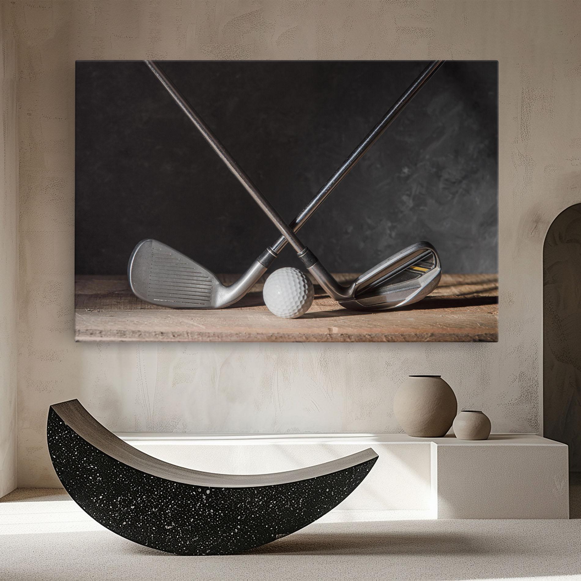 Tablou Canvas Golf Club Ball mockup 8