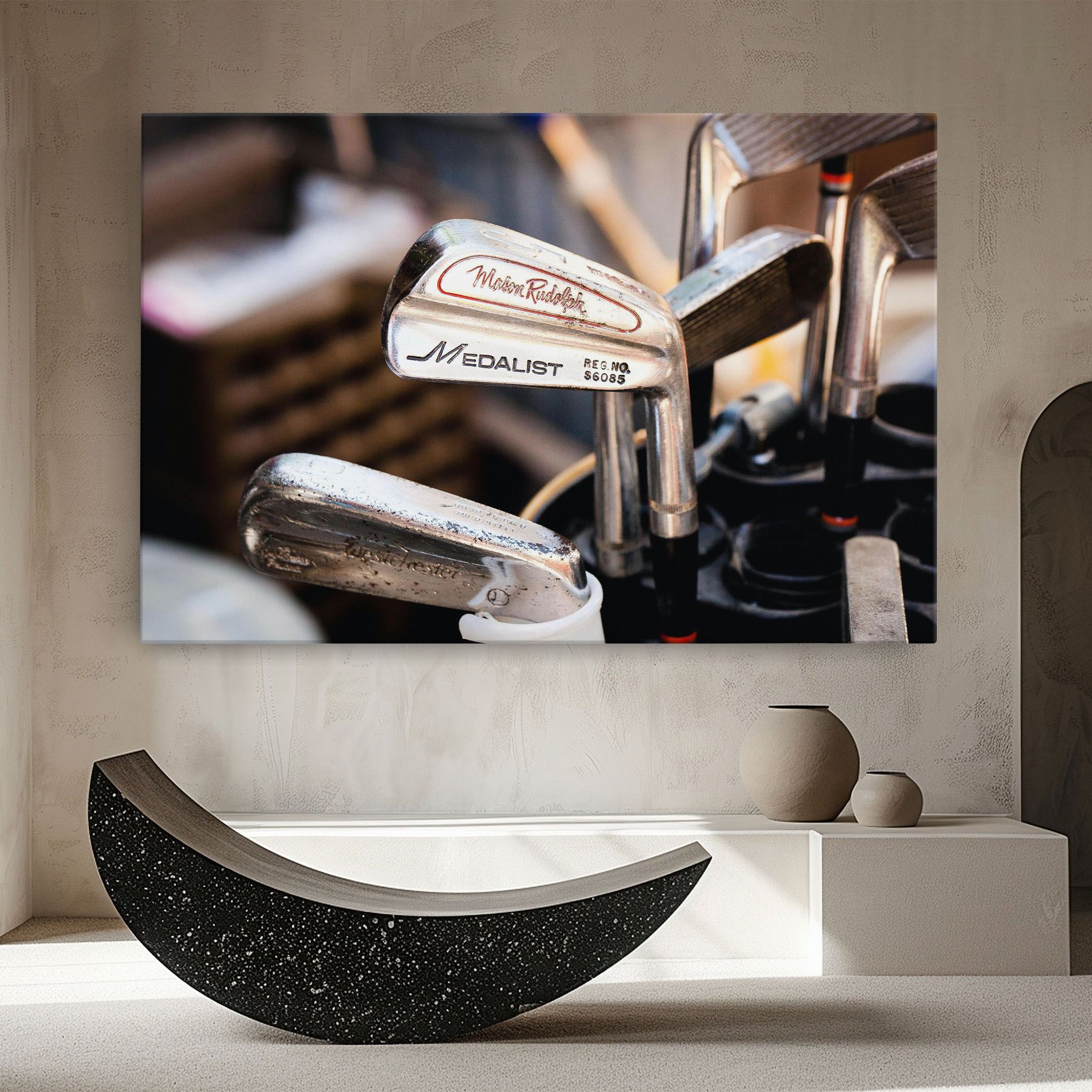 Silver Golf Club mockup 8