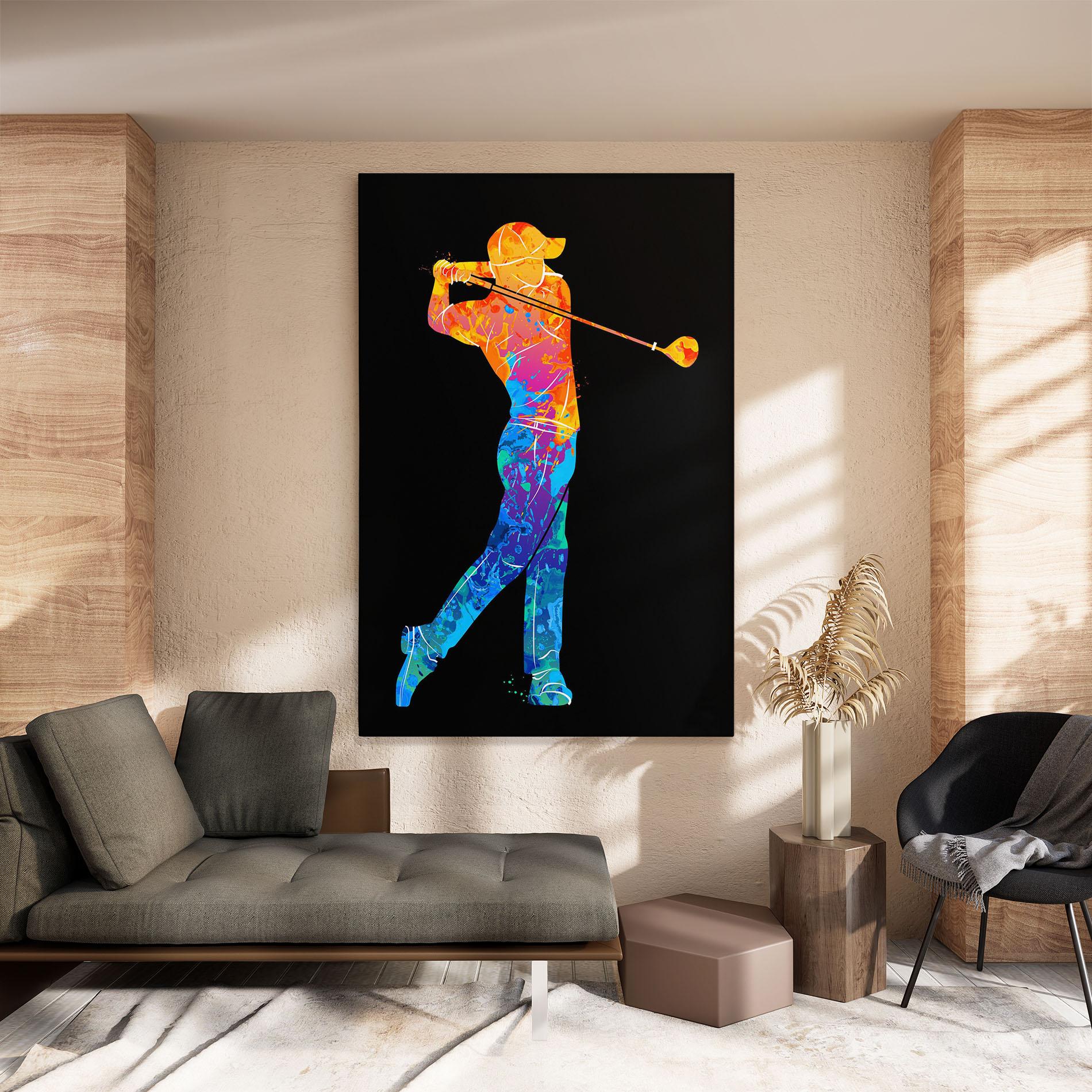 Tablou Canvas Color Mix Golf mockup 8