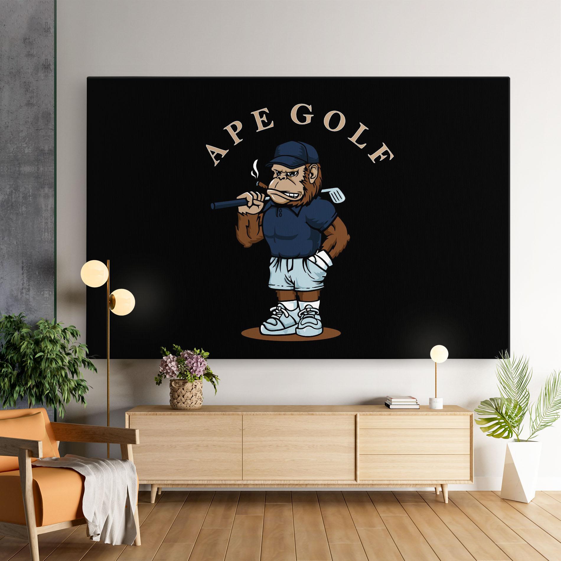 Tablou Canvas Ape Golf mockup 9