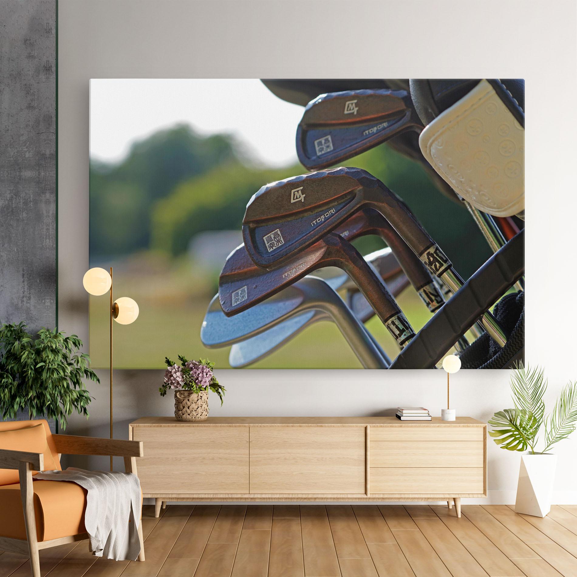 Tablou Canvas Brown Golf Club mockup 9