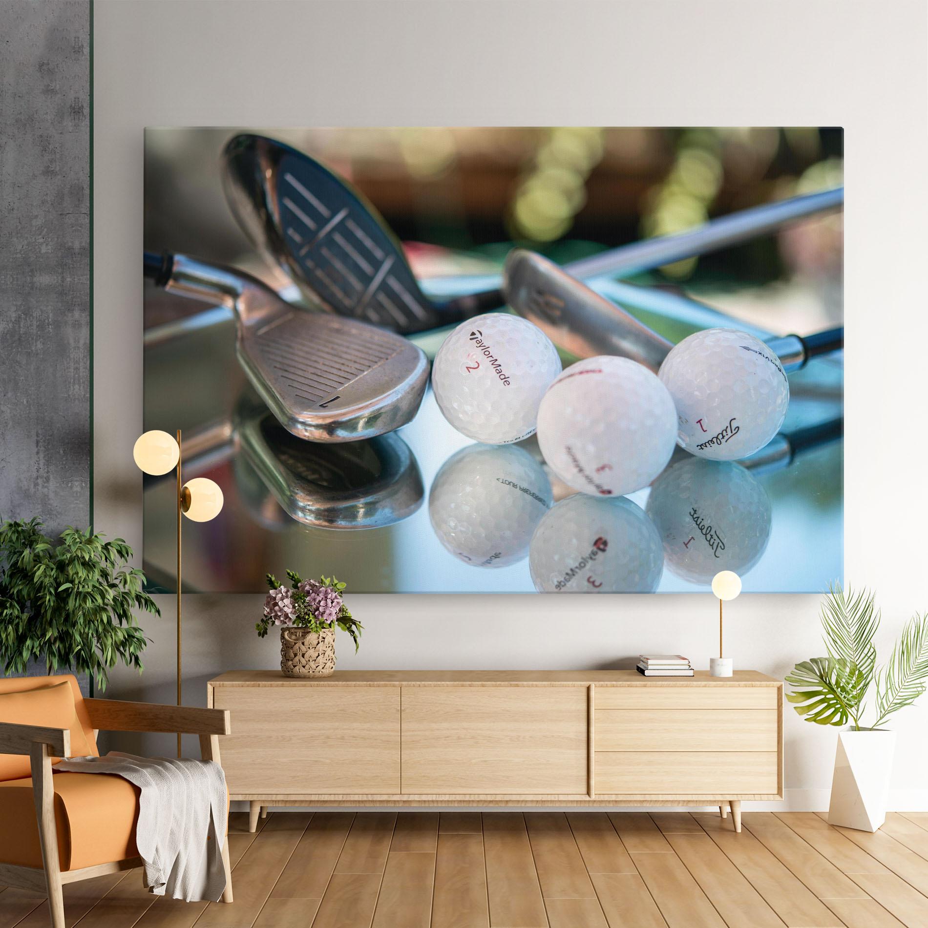 Tablou Canvas Golf Balls Set mockup 9