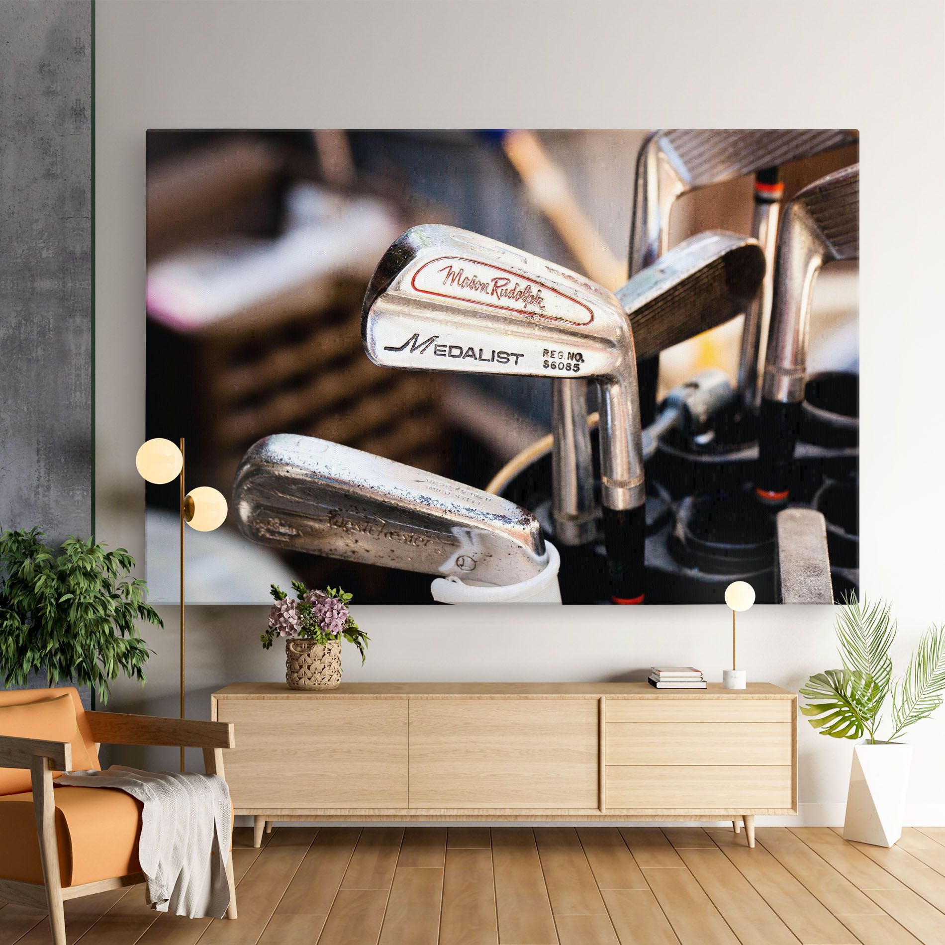 Silver Golf Club mockup 9