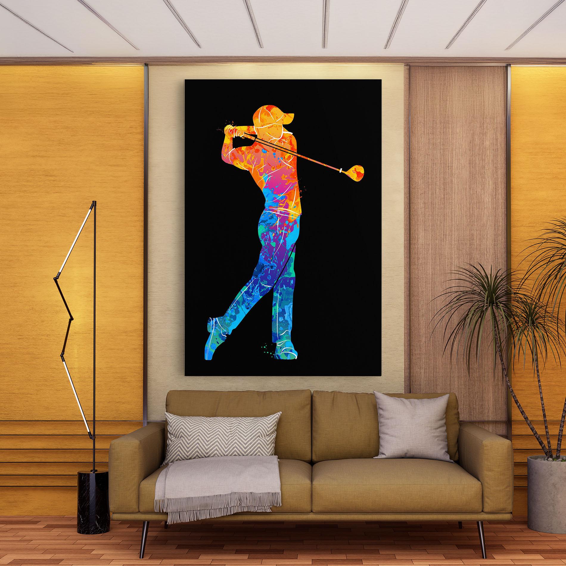 Tablou Canvas Color Mix Golf mockup 9