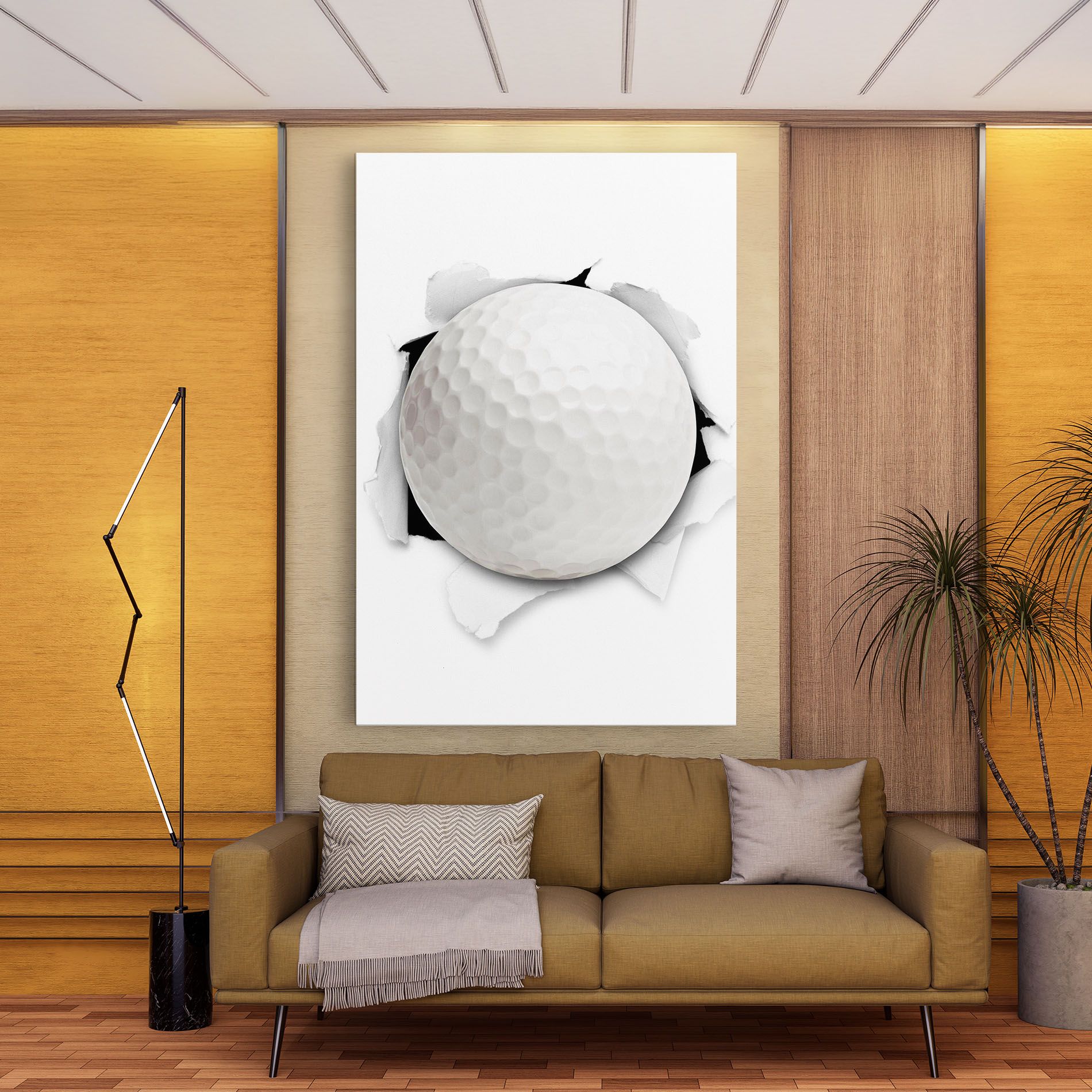 Golf Ball Bursting Hole mockup 9