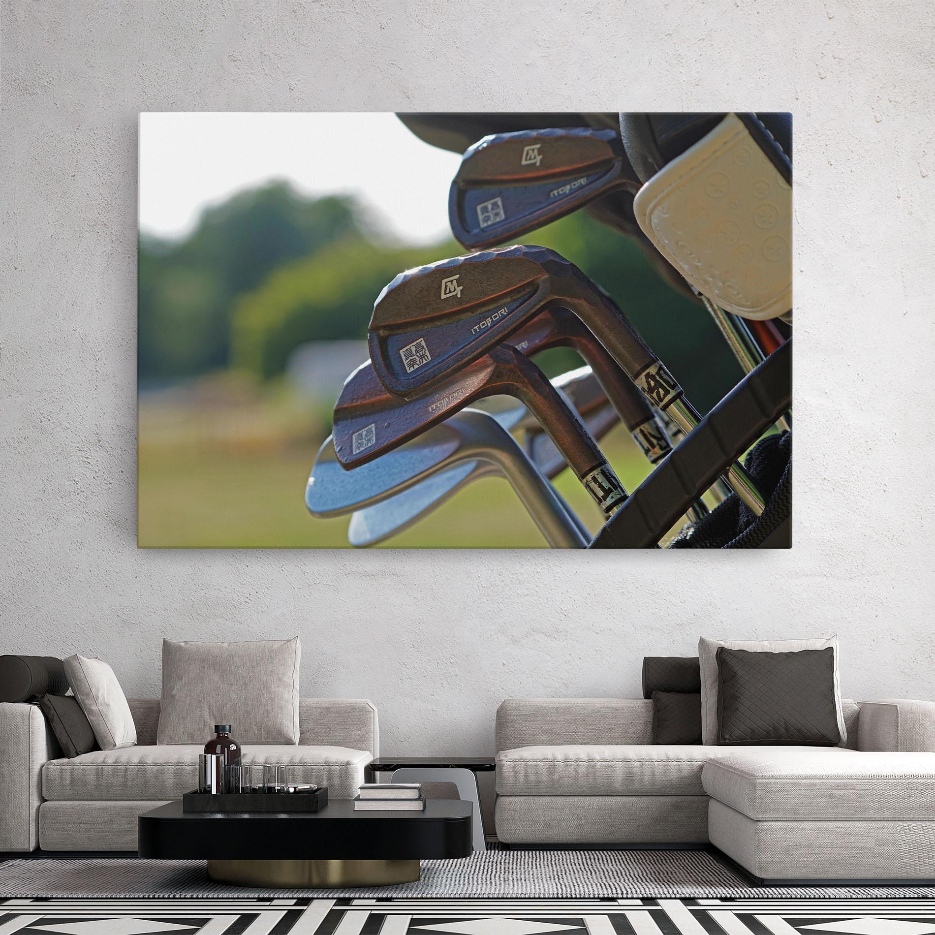 Tablou Canvas Brown Golf Club mockup 2