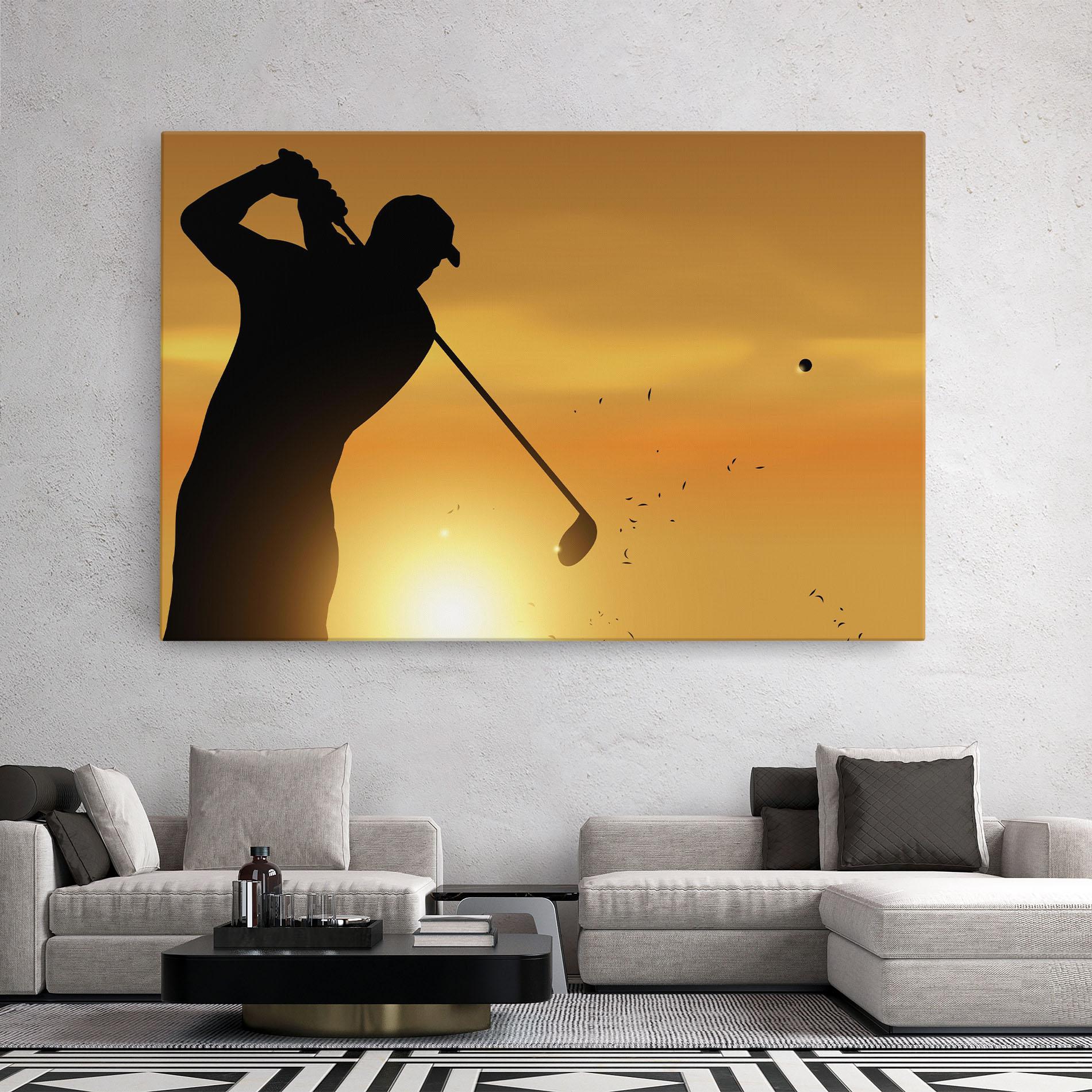 Tablou Canvas Gold Sunrise mockup 2