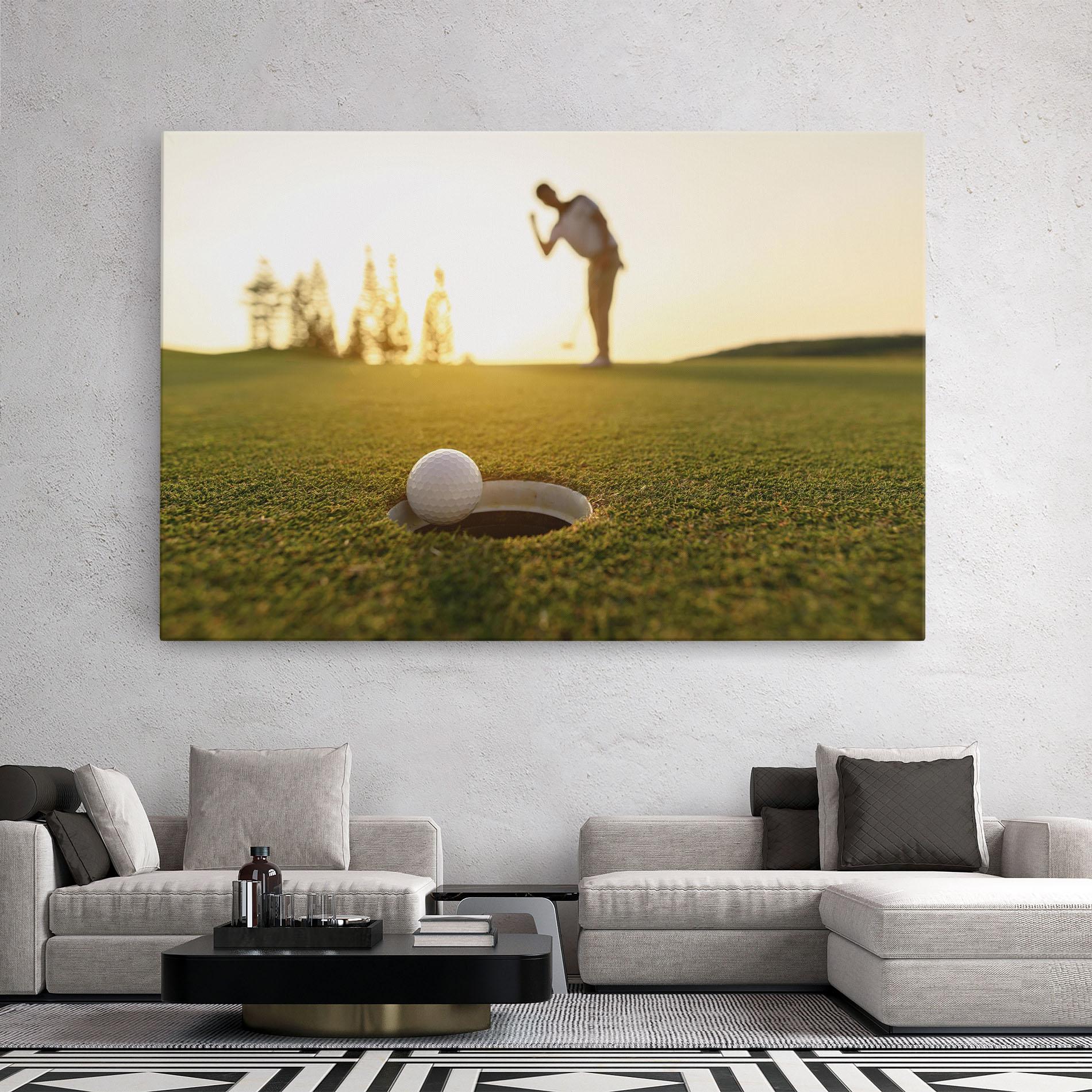 Tablou Canvas Golfer Concept mockup 2