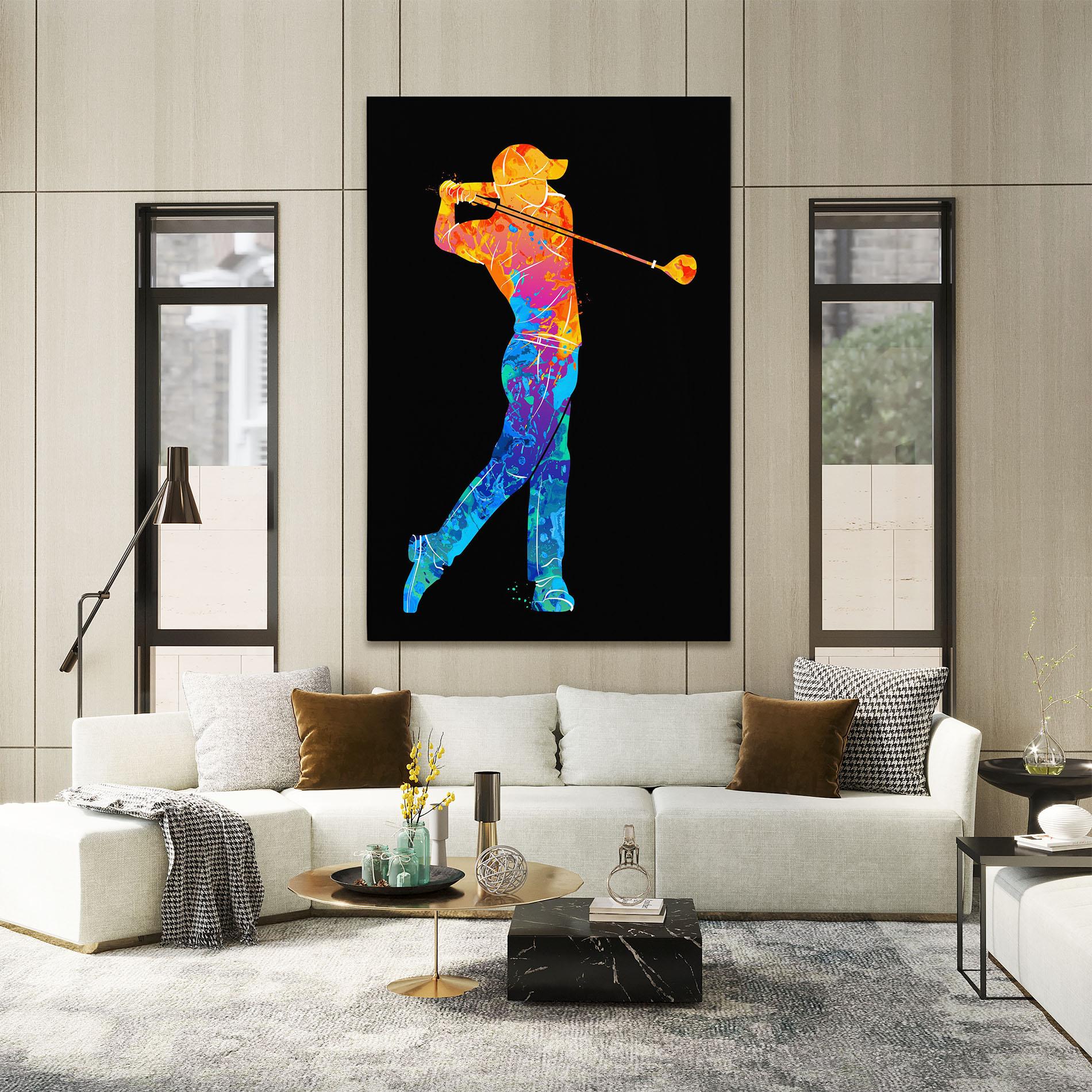 Tablou Canvas Color Mix Golf mockup 2