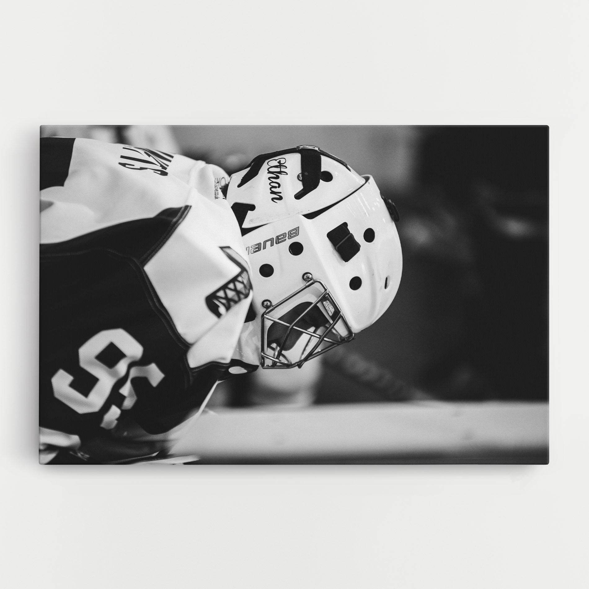 Tablou Canvas Black White Hockey mockup 0