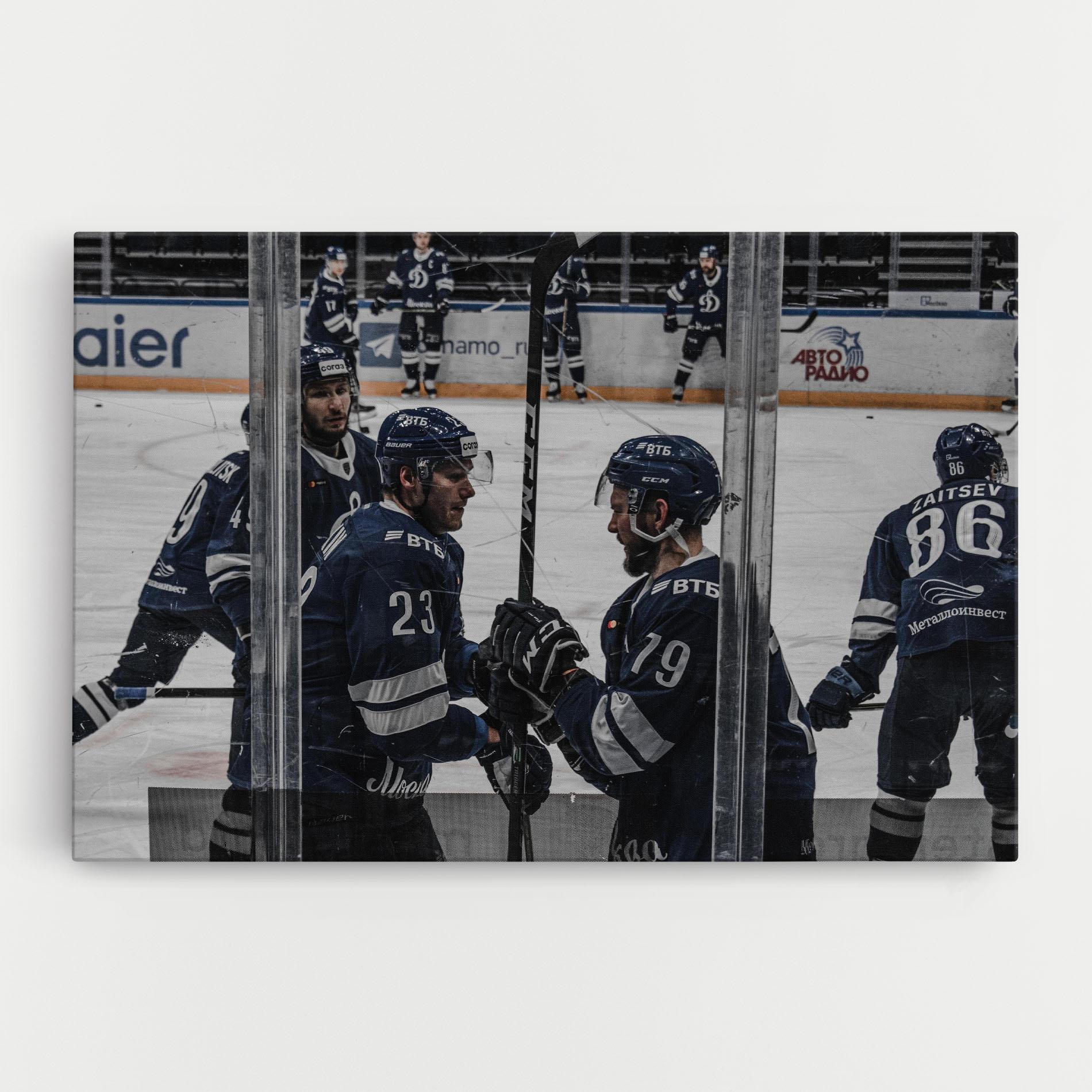 Tablou Canvas Hockey Players mockup 0
