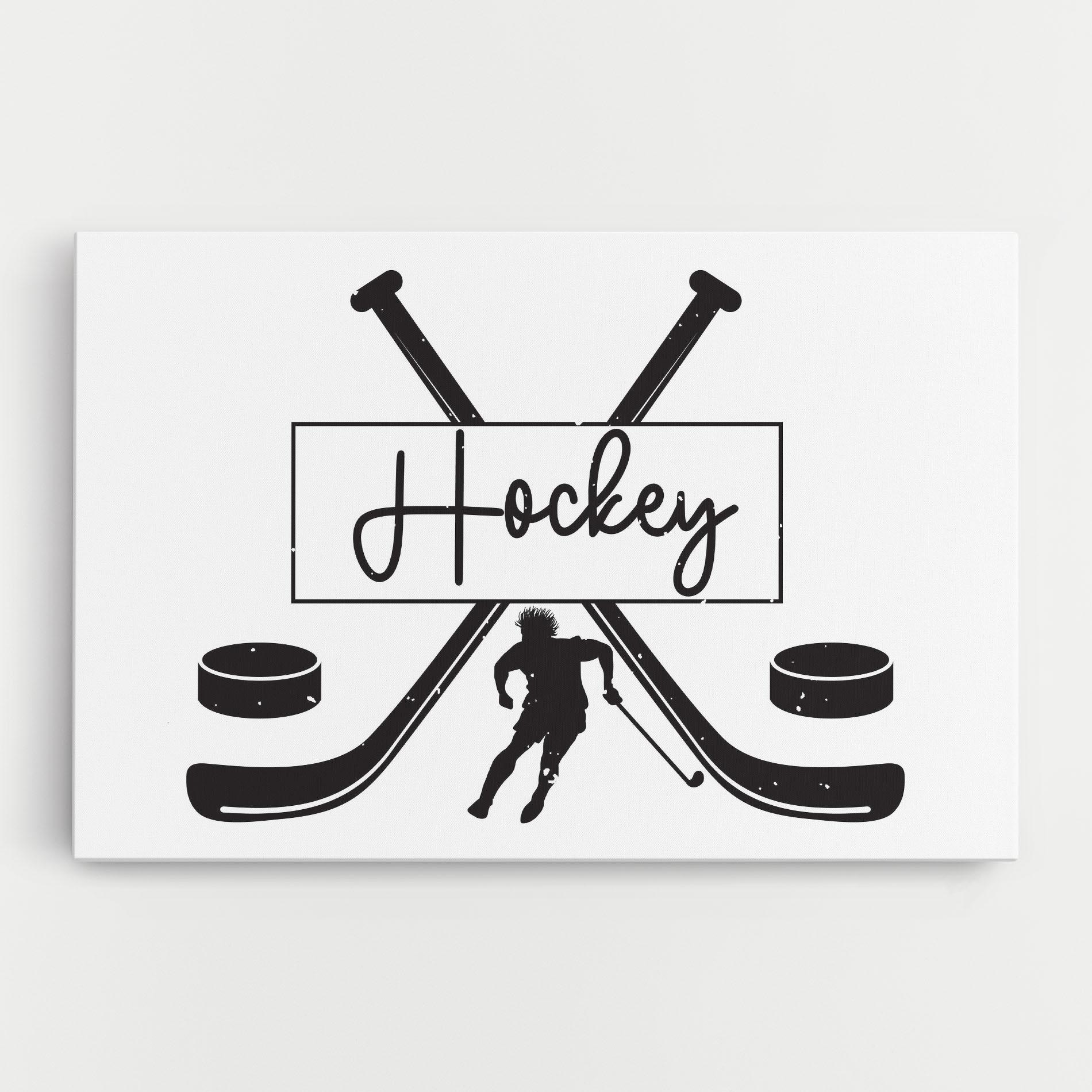 Tablou Canvas Hockey Stick mockup 0