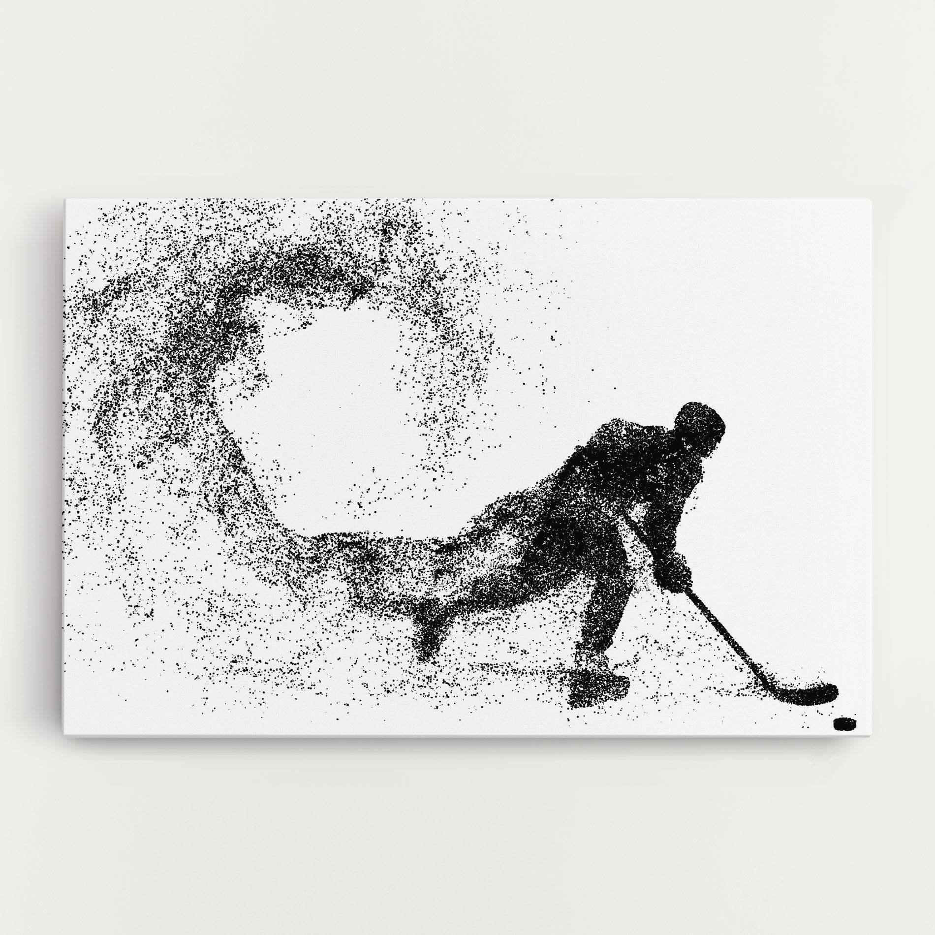 Tablou Canvas Playing Hockey mockup 0