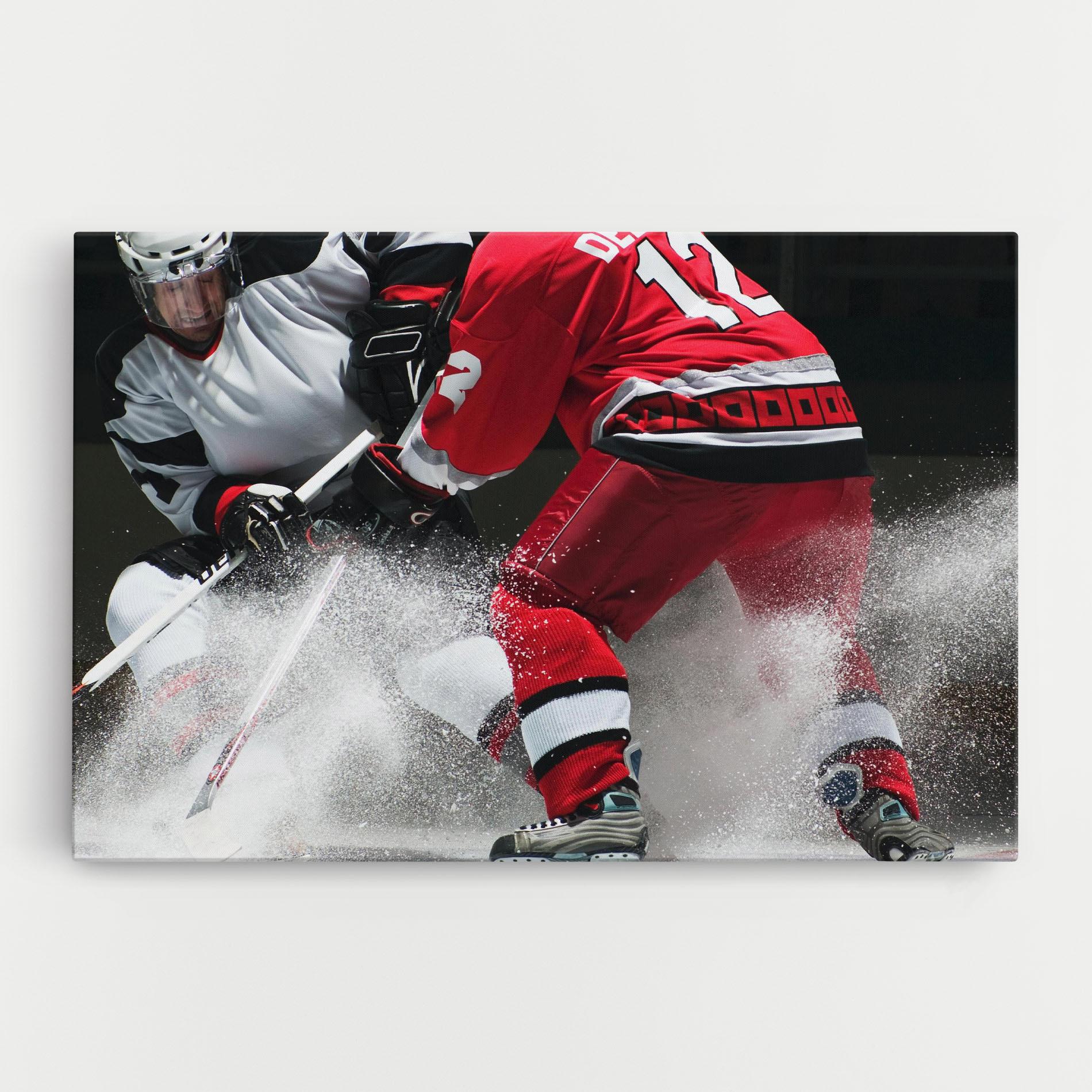 Tablou Canvas Red Hokey Player mockup 0