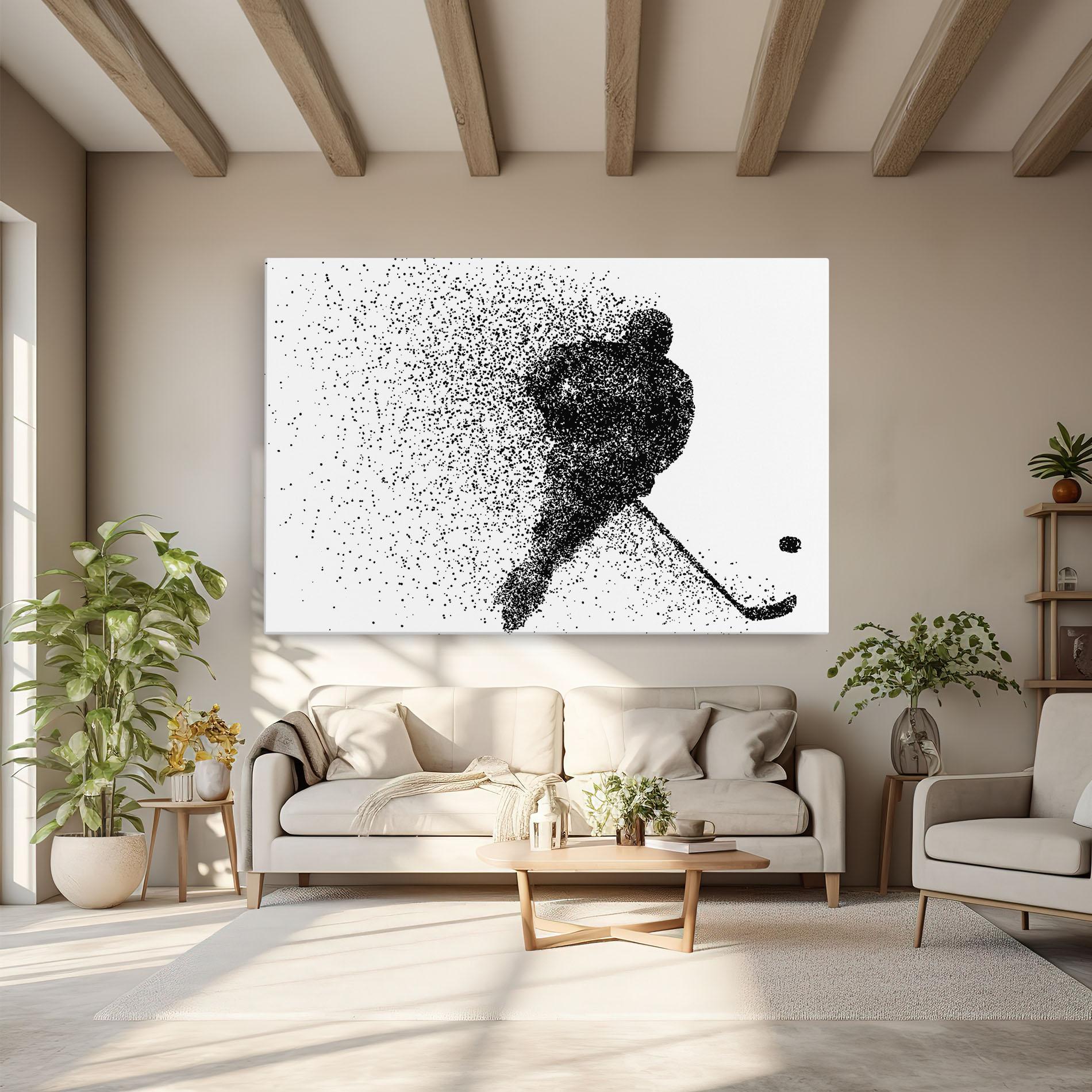 Tablou Canvas Hockey Art mockup 6