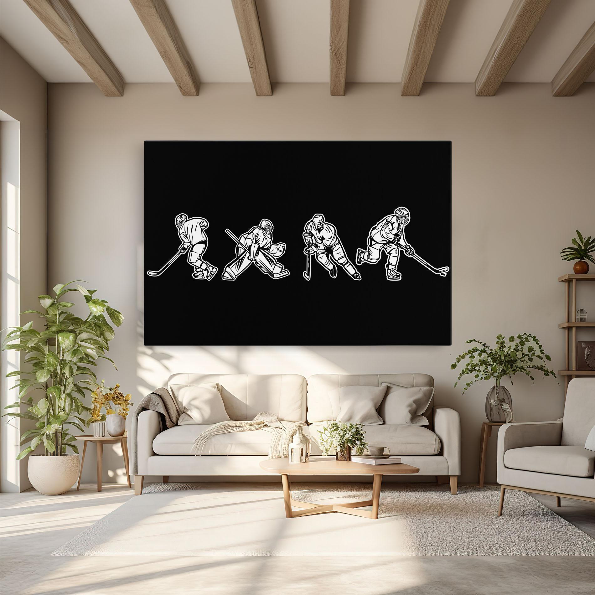 Tablou Canvas Hockey Four mockup 6