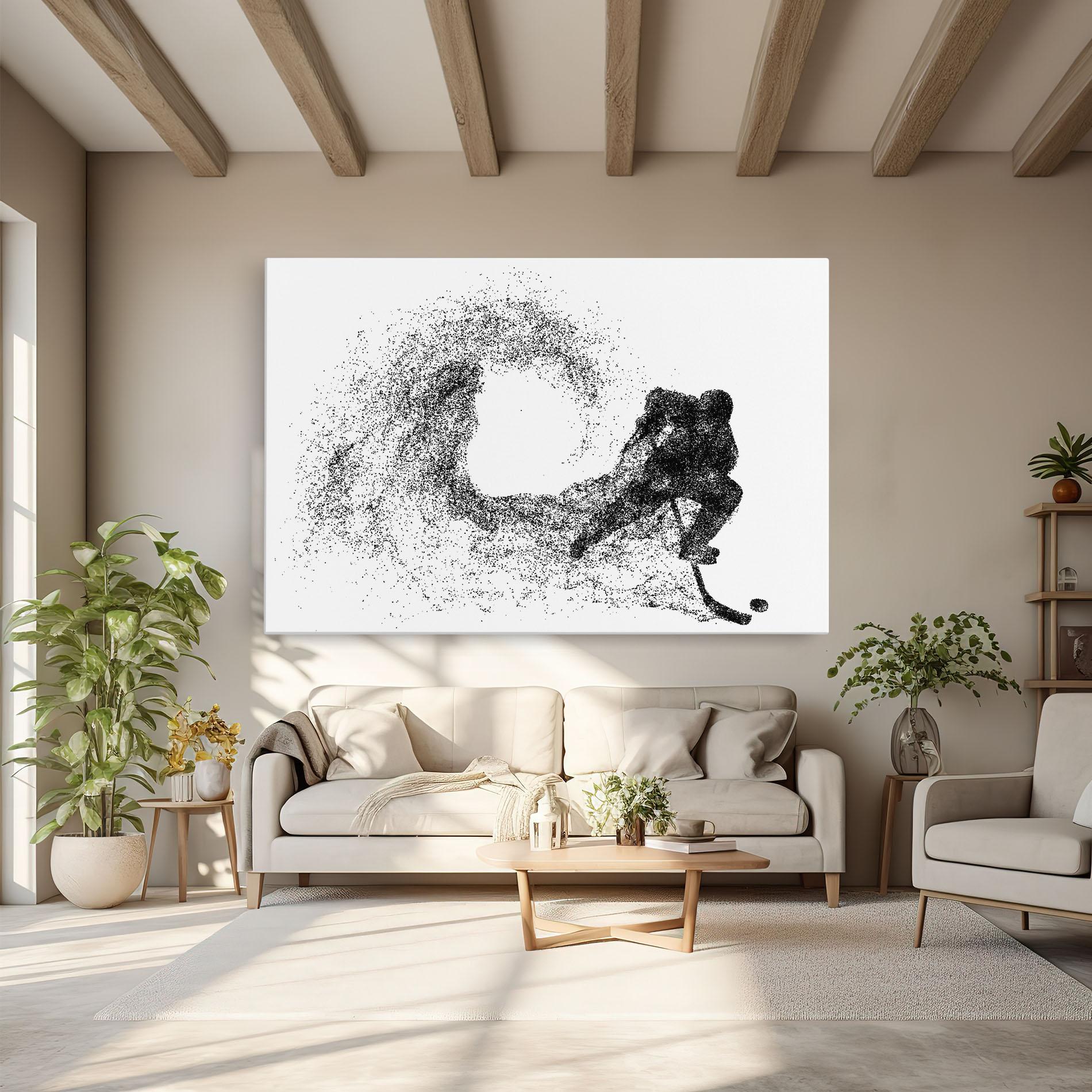 Tablou Canvas Hockey Playing mockup 6