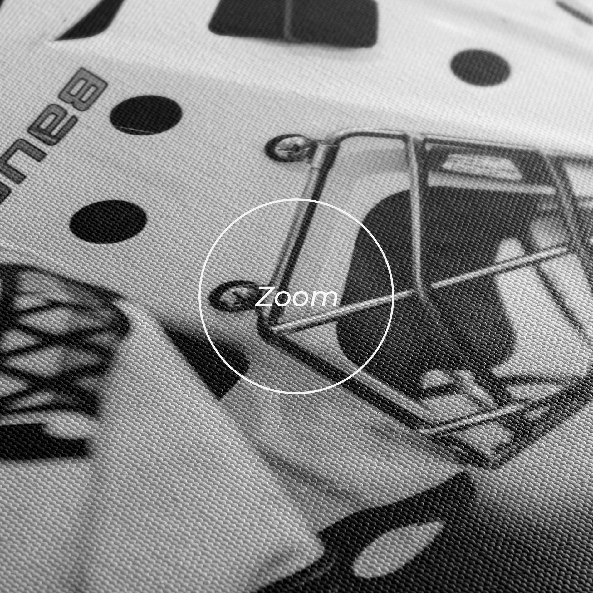 Tablou Canvas Black White Hockey mockup 3