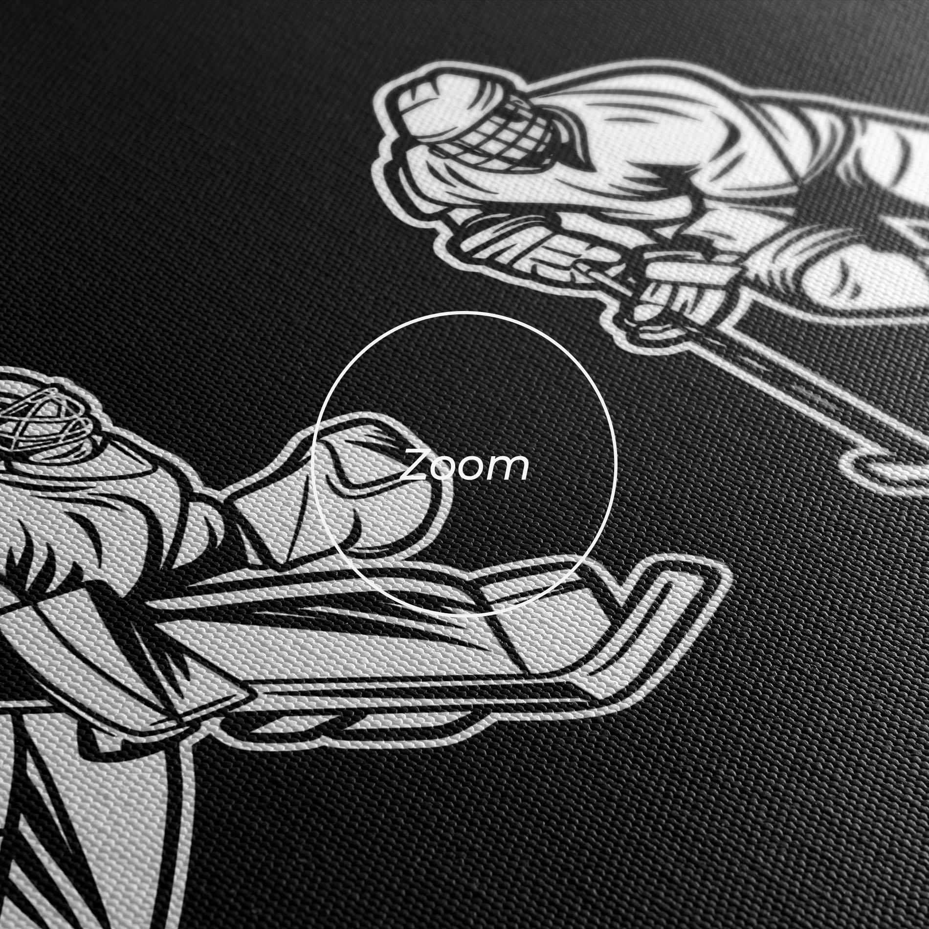 Tablou Canvas Hockey Four mockup 3