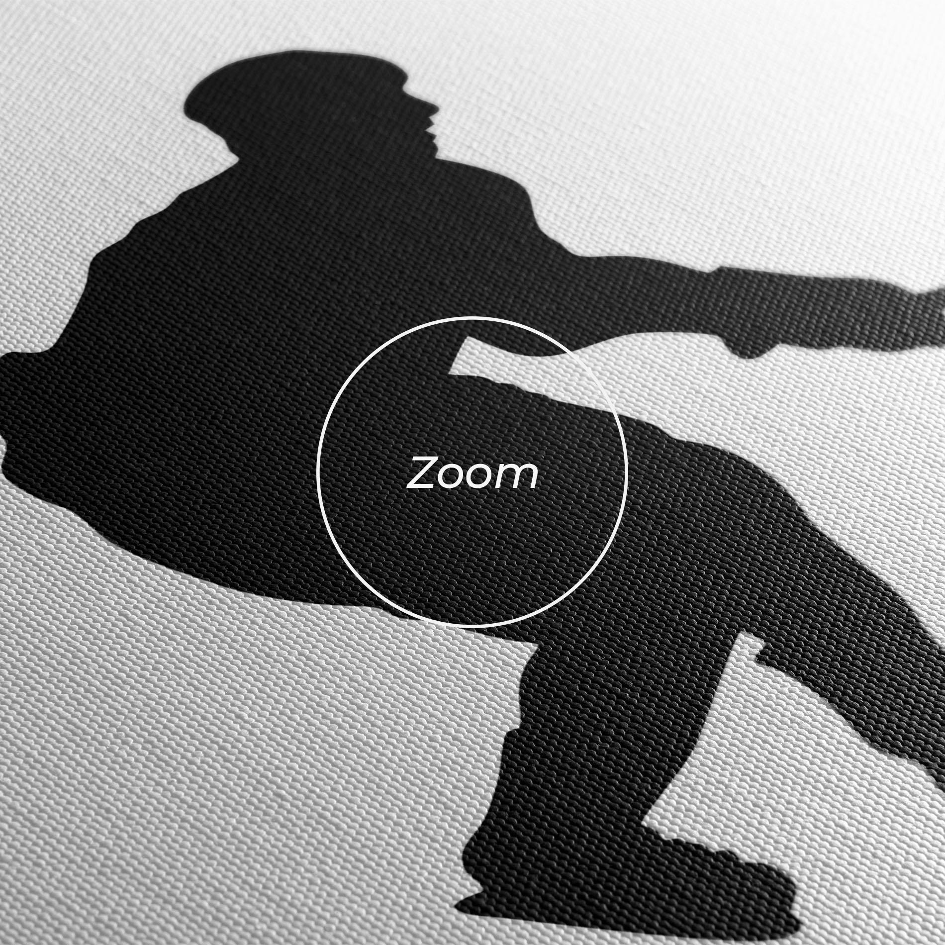 Tablou Canvas Hockey Pose mockup 3