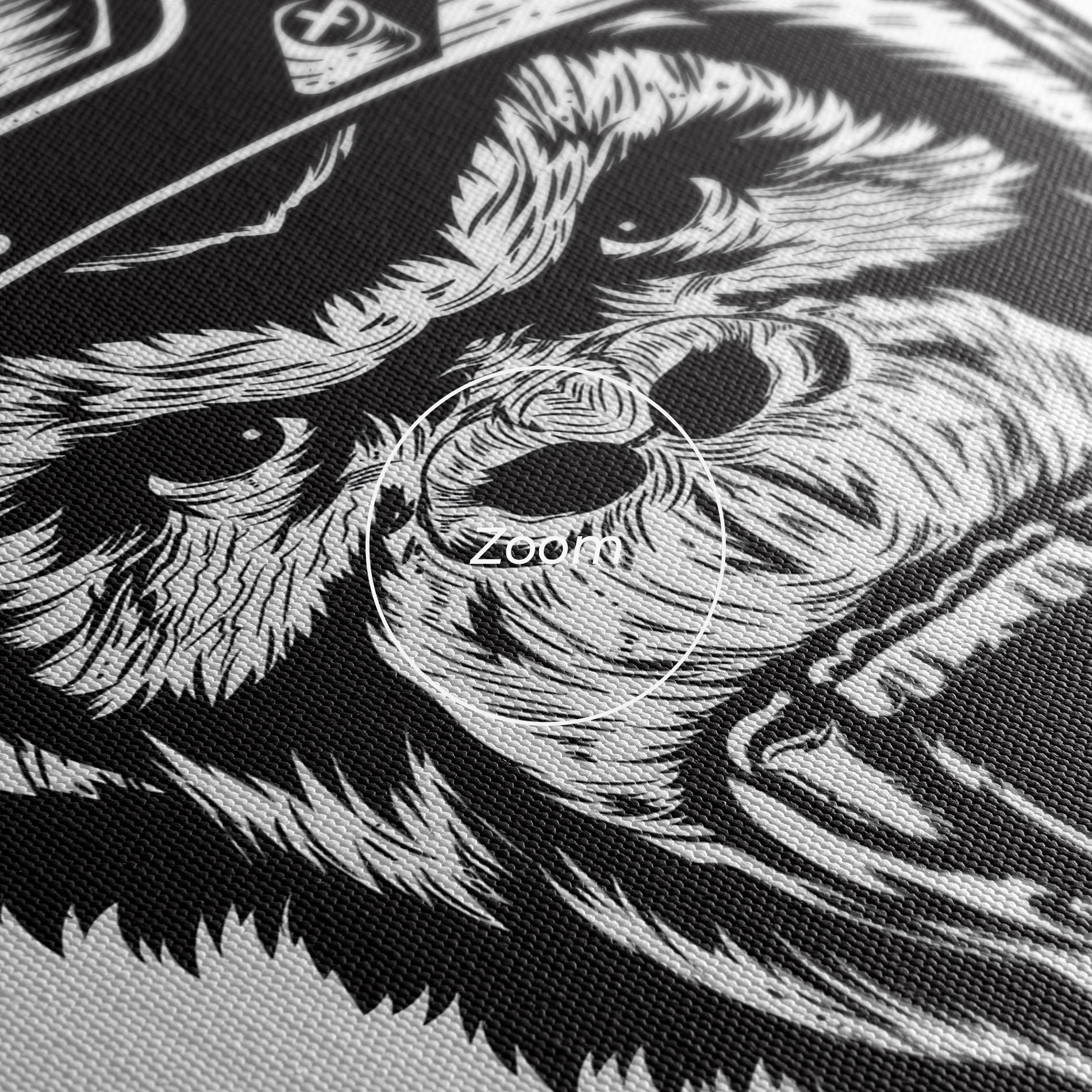 Tablou Canvas Monkey Hockey mockup 3