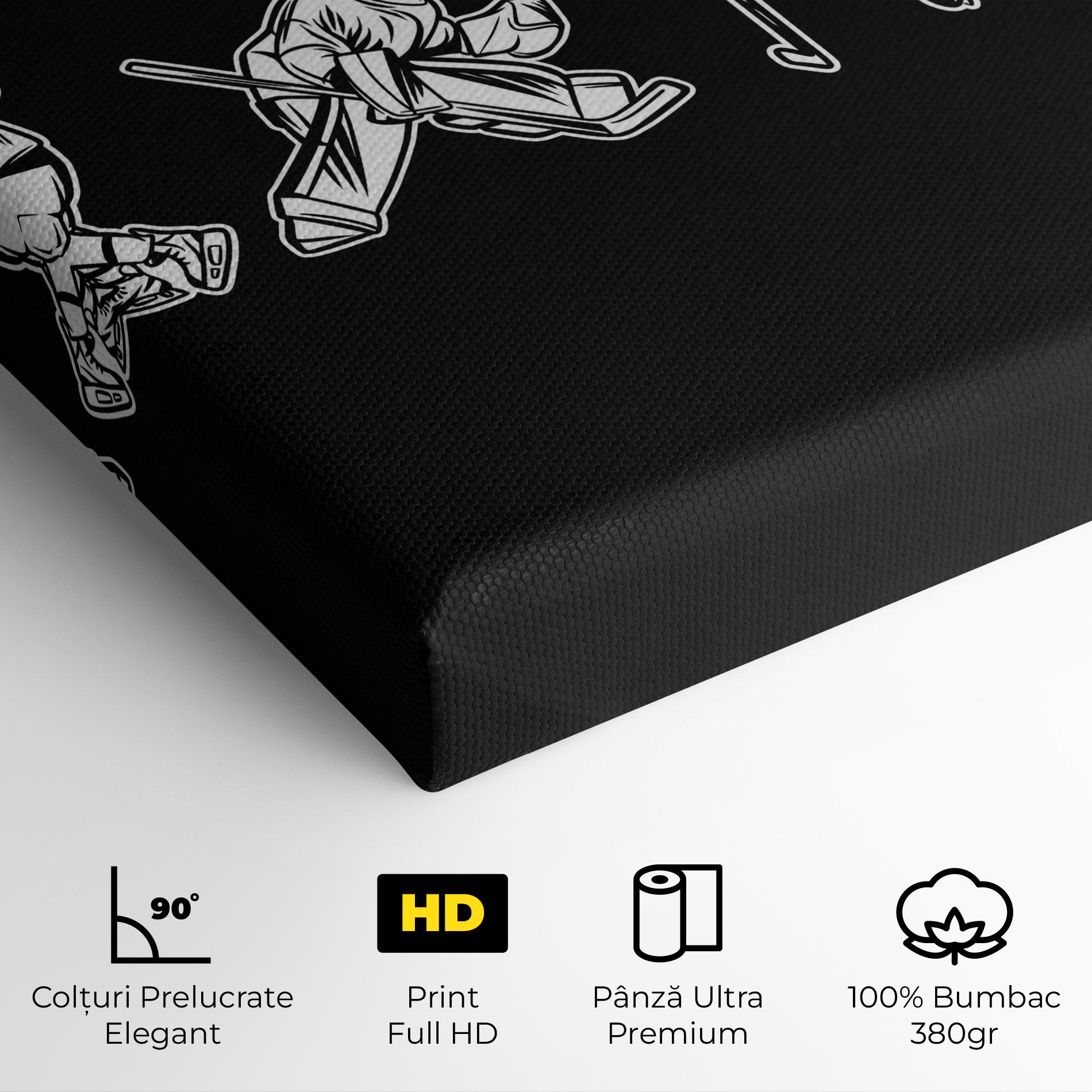 Tablou Canvas Hockey Four mockup 4